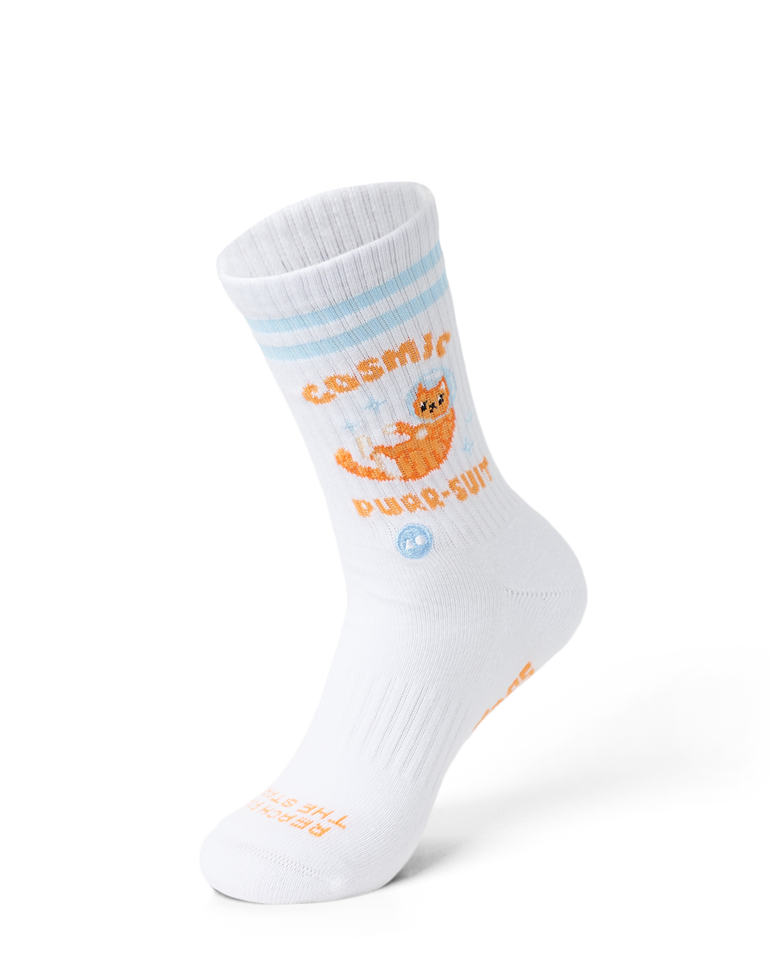TALKING TOES | Cosmic Kitten Athletic Sock