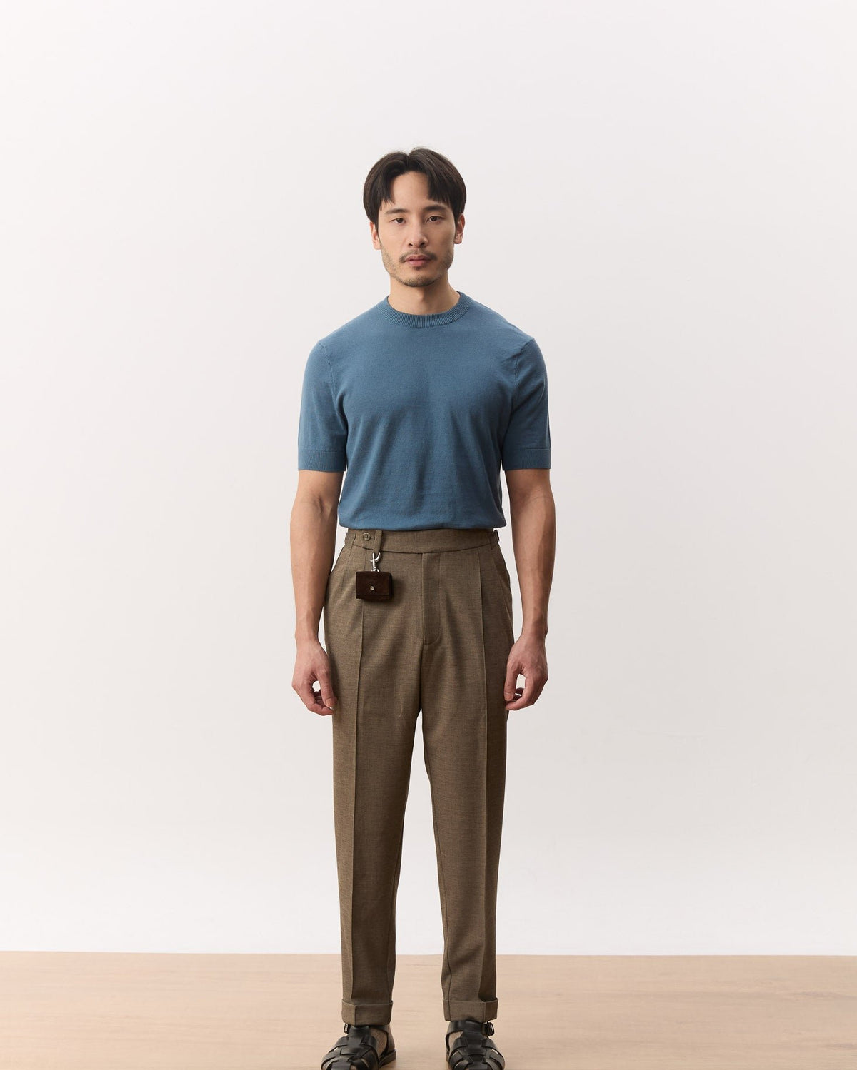 HOUSE OF HOUSE OF ANON PTE. LTD | Otto Mock Neck Knit Top - 100% Cotton