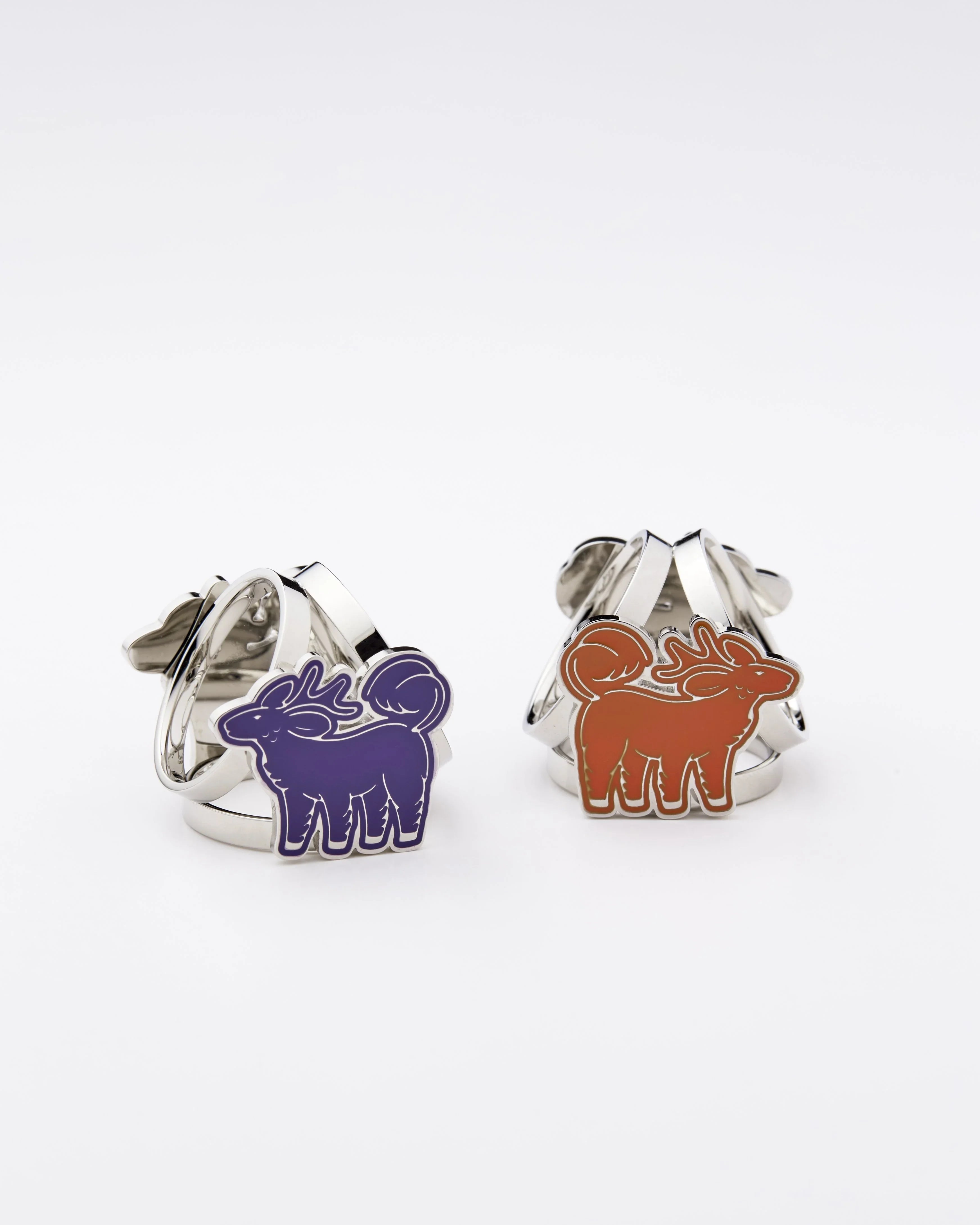 STUDIO QILING | Duo Scarf 100 Ring Silver