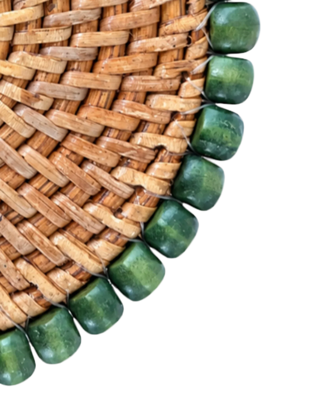 MEJA | The Safari Beaded Coaster - Forest