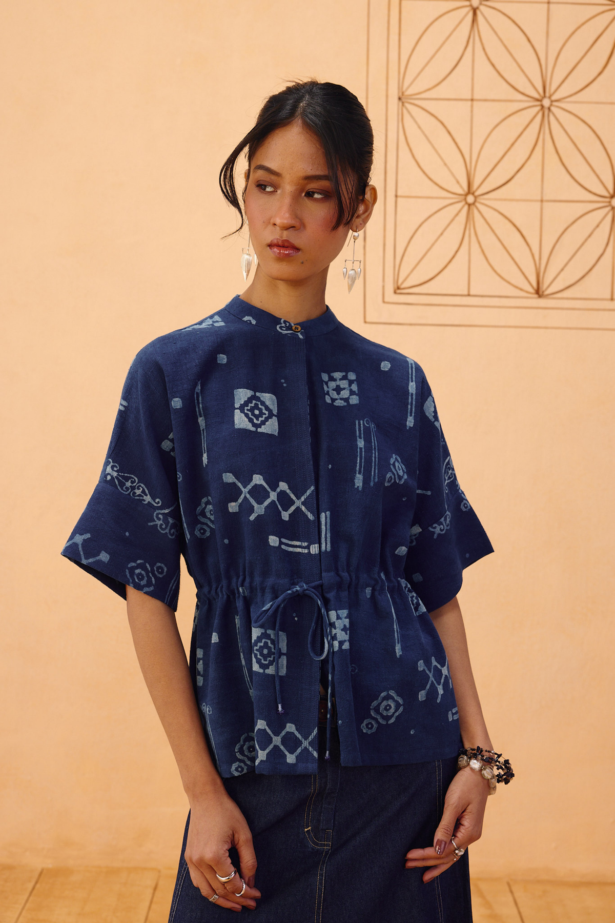 SUI | Rooted Beginnings Kala Cotton Peplum Top