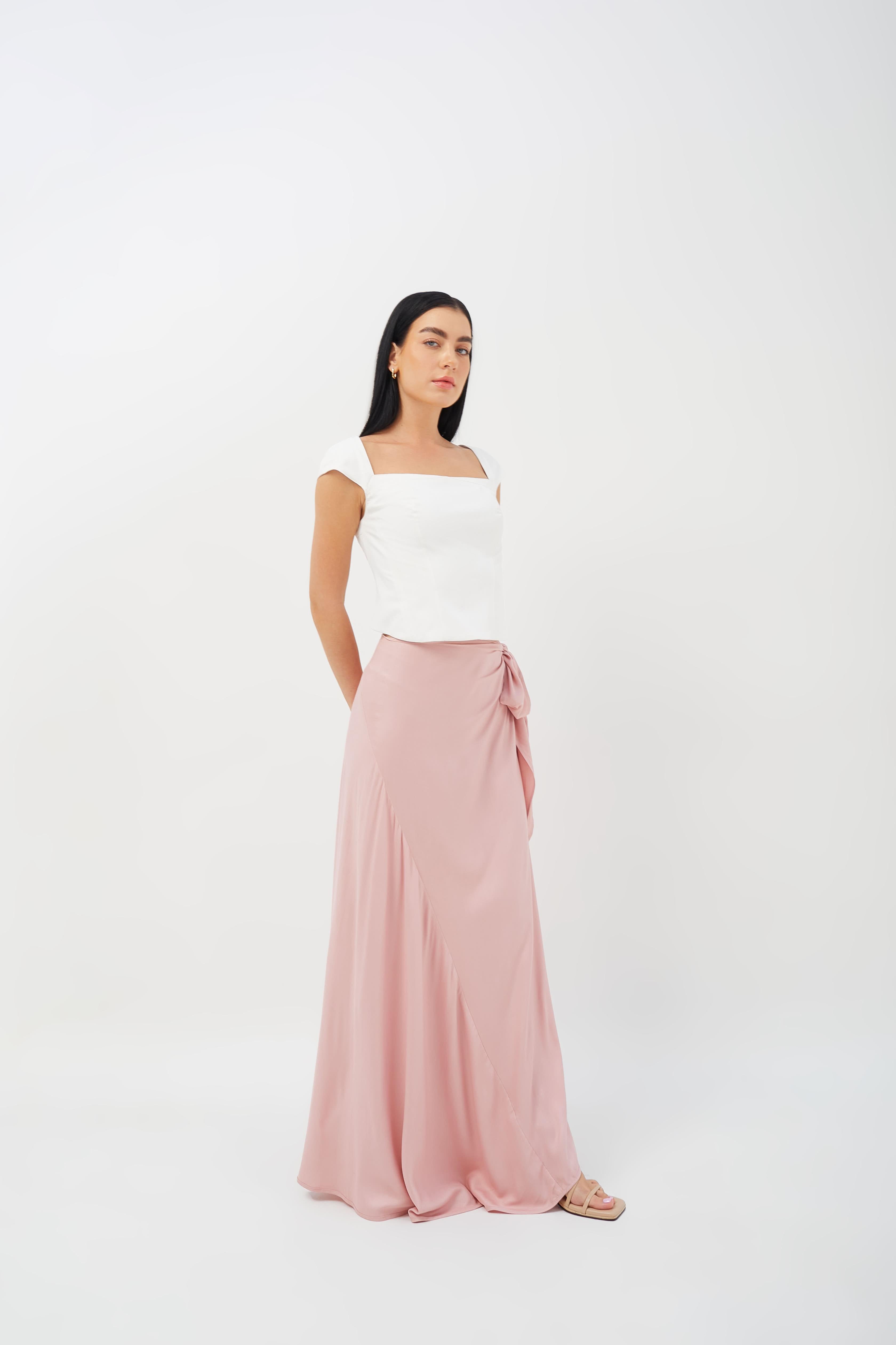 CAELI ECO LUXE | Side Tie Skirt