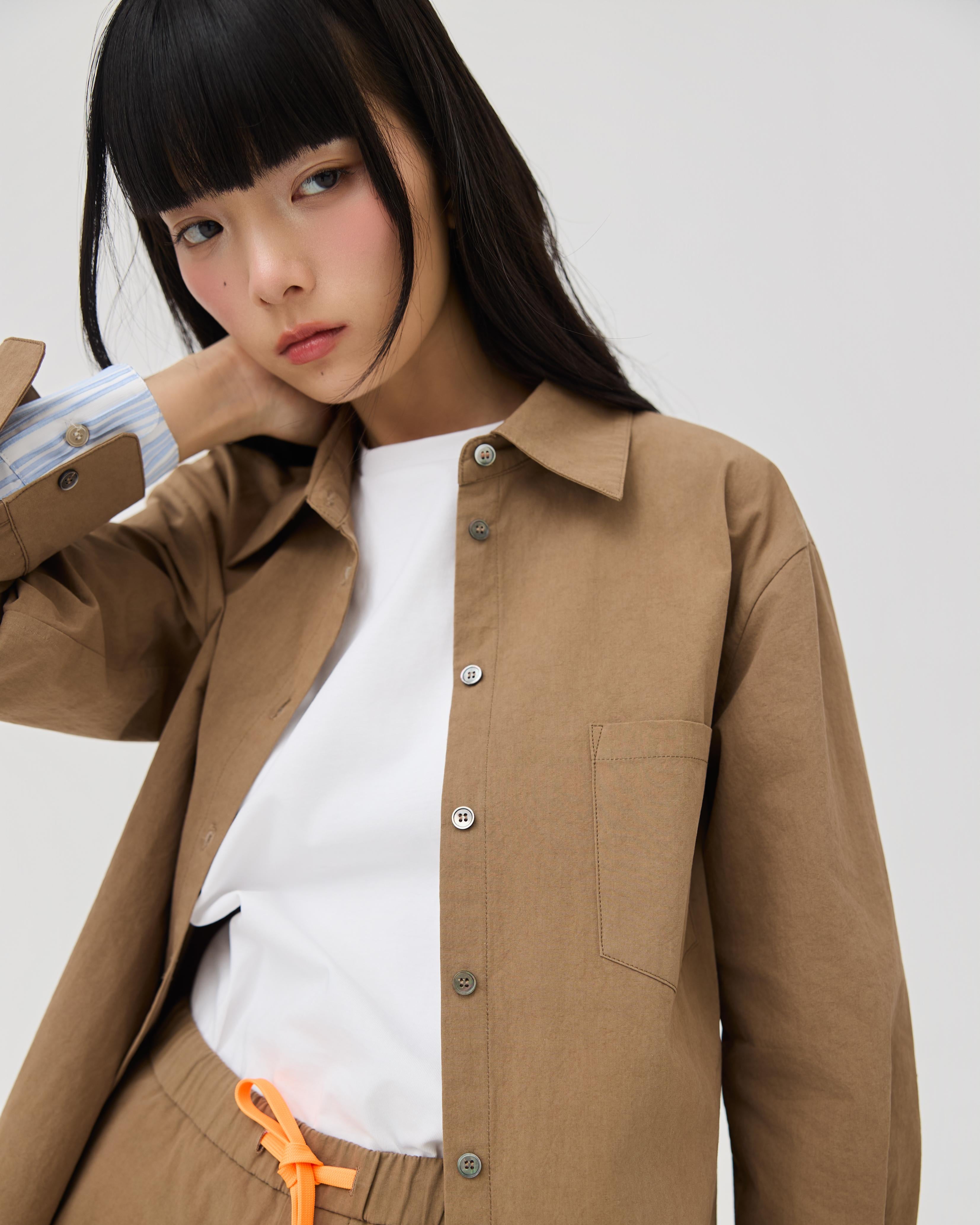3EIGHTH | Kasane Shirt In Sandstone