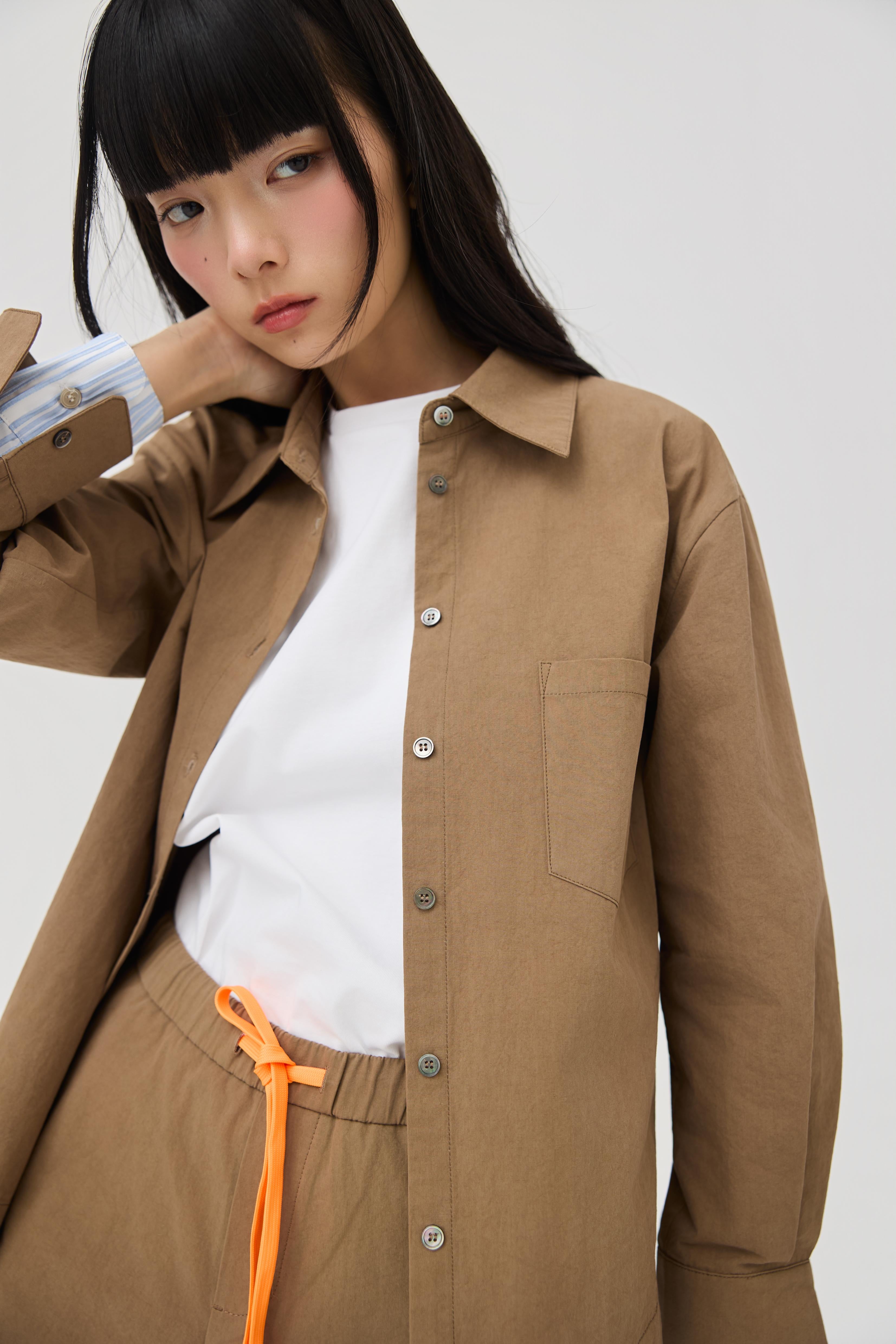 3EIGHTH | Kasane Shirt In Sandstone