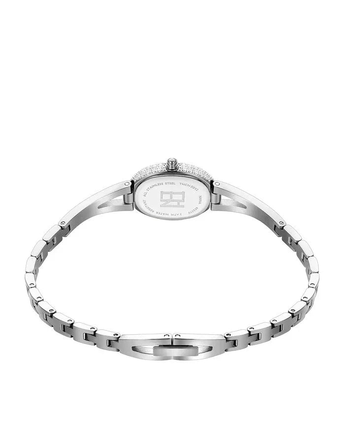 BLACK BY BLUE BRAVE | THCN Nยท I Mini Mother-of-Pearl Dial Silver Jewelry Watch