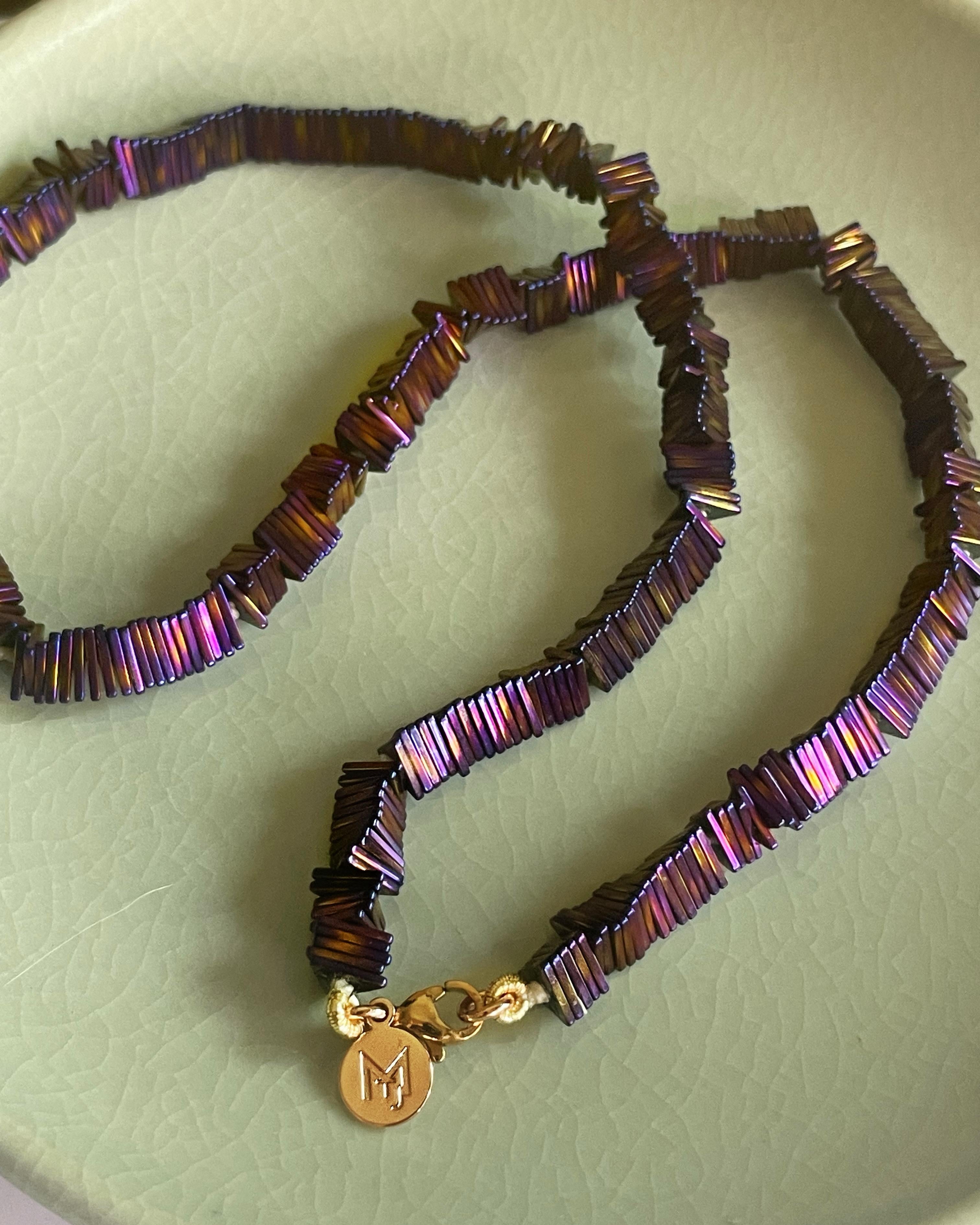 MARILYN TAN JEWELLERY | Kinetic Natural Hematite Gemstone Necklace