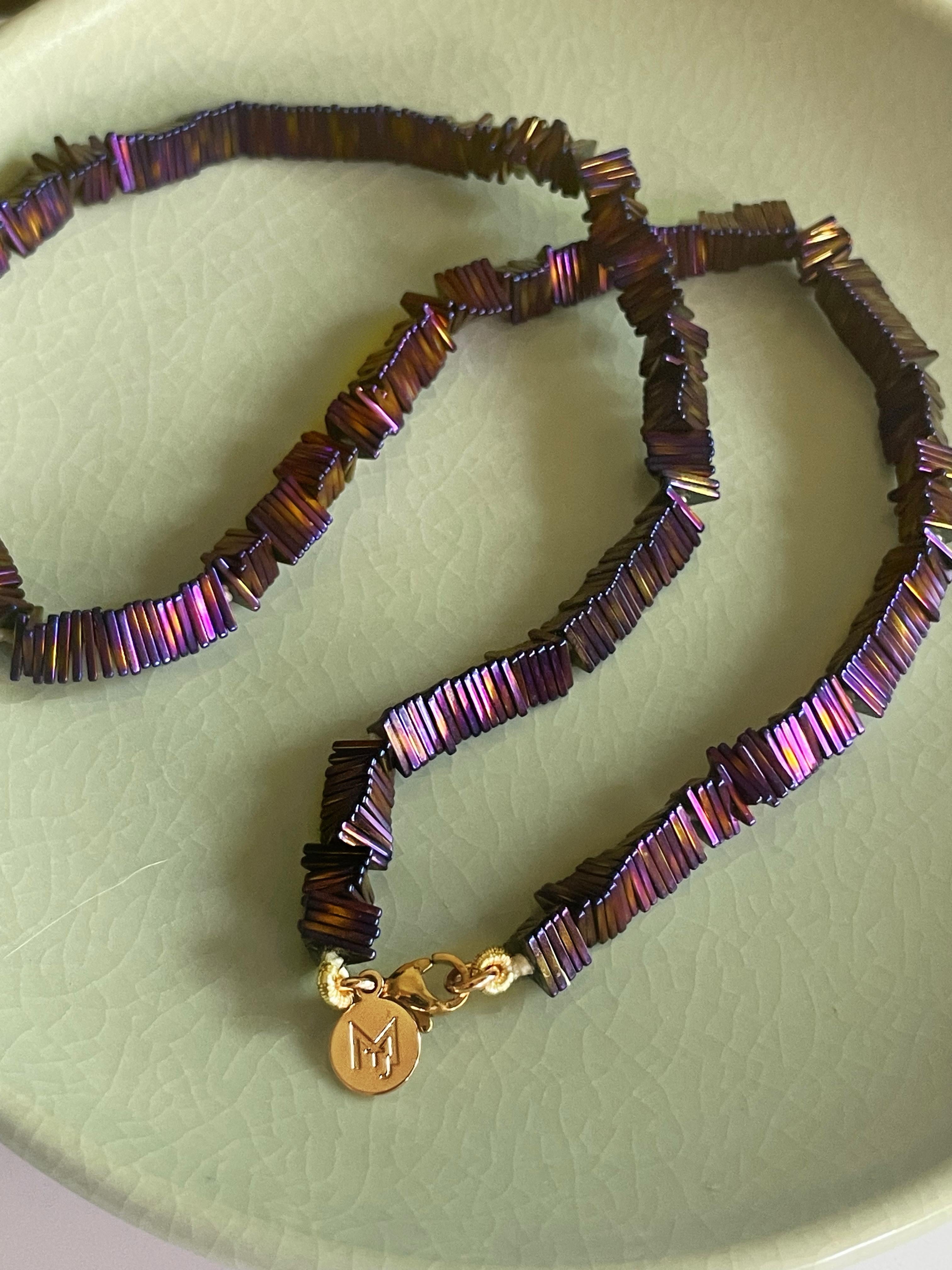 MARILYN TAN JEWELLERY | Kinetic Natural Hematite Gemstone Necklace