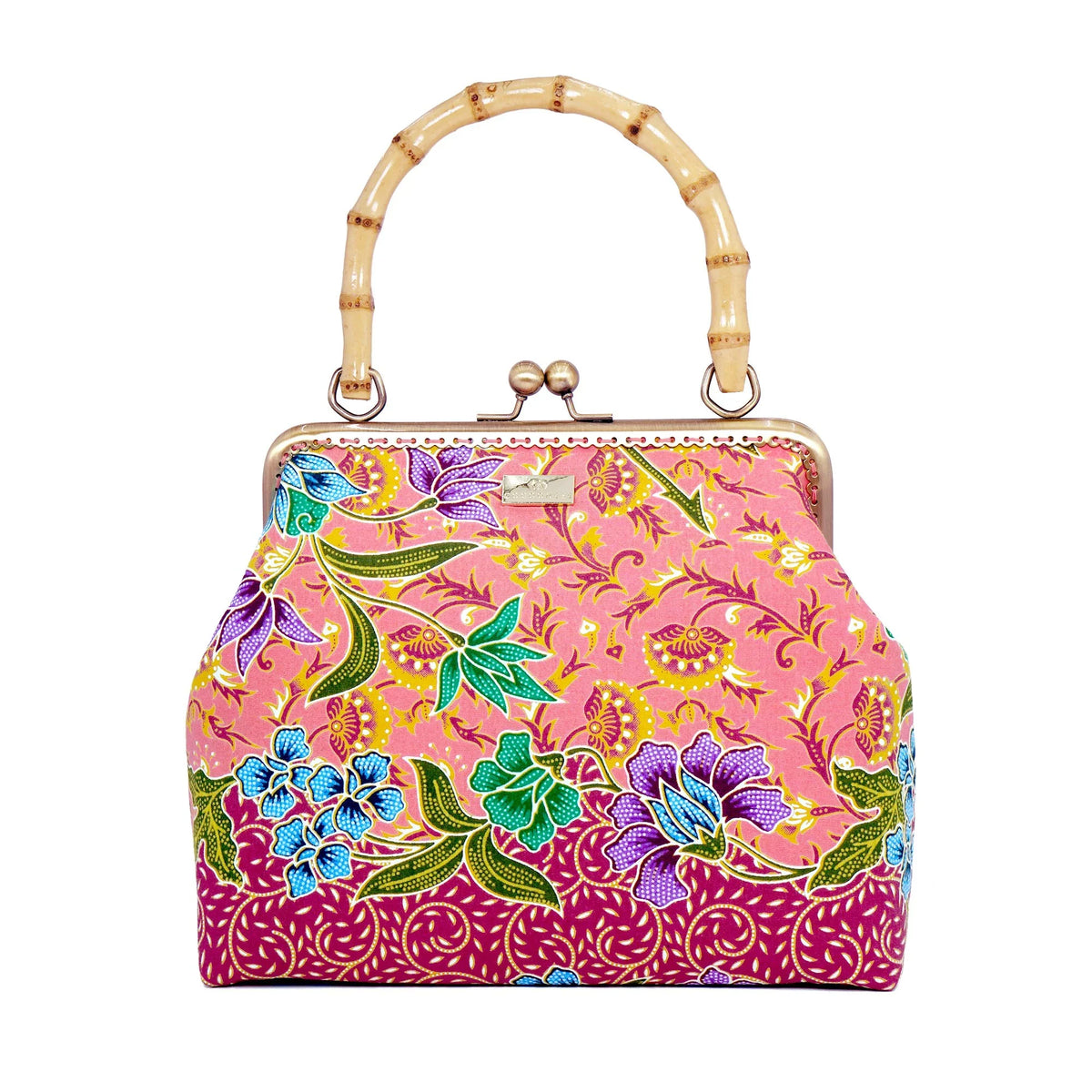 COCOONESE | Bamboo Top Handle Bag - Revolving Dream (PK)
