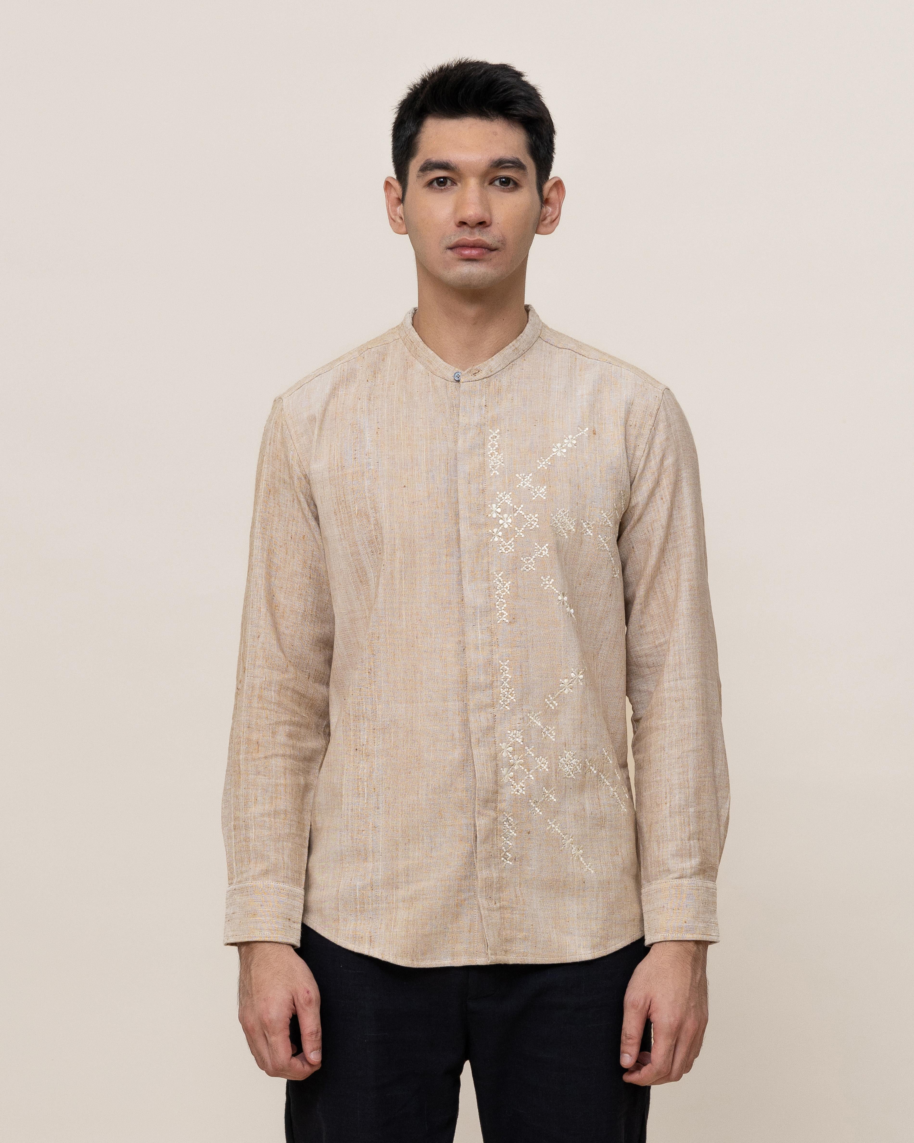 SUKKHA CITTA | KAPAS - Embroidered Fitted Shirt