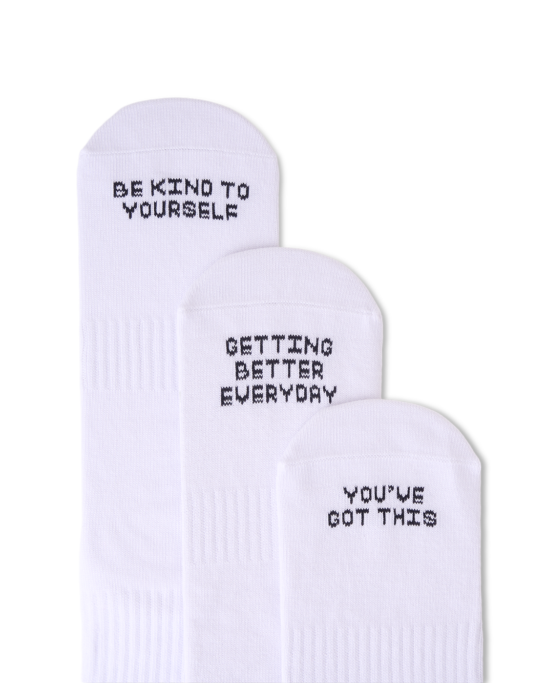 TALKING TOES | Better Better Basics Sock Pack | White