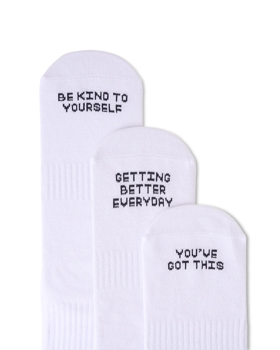TALKING TOES | Better Better Basics Sock Pack | White
