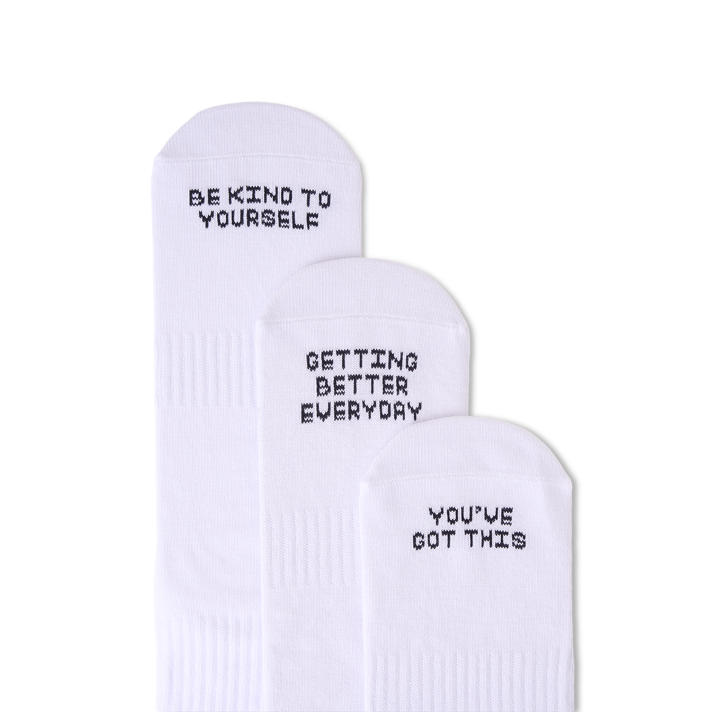 TALKING TOES | Better Better Basics Sock Pack | White