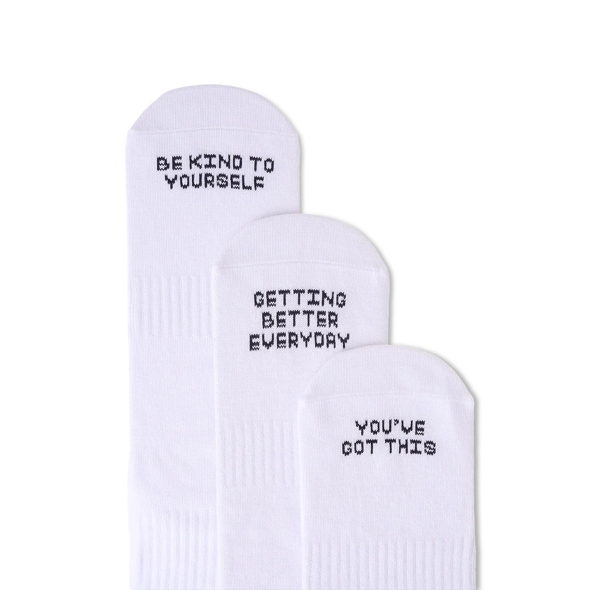 TALKING TOES | Better Better Basics Sock Pack | White