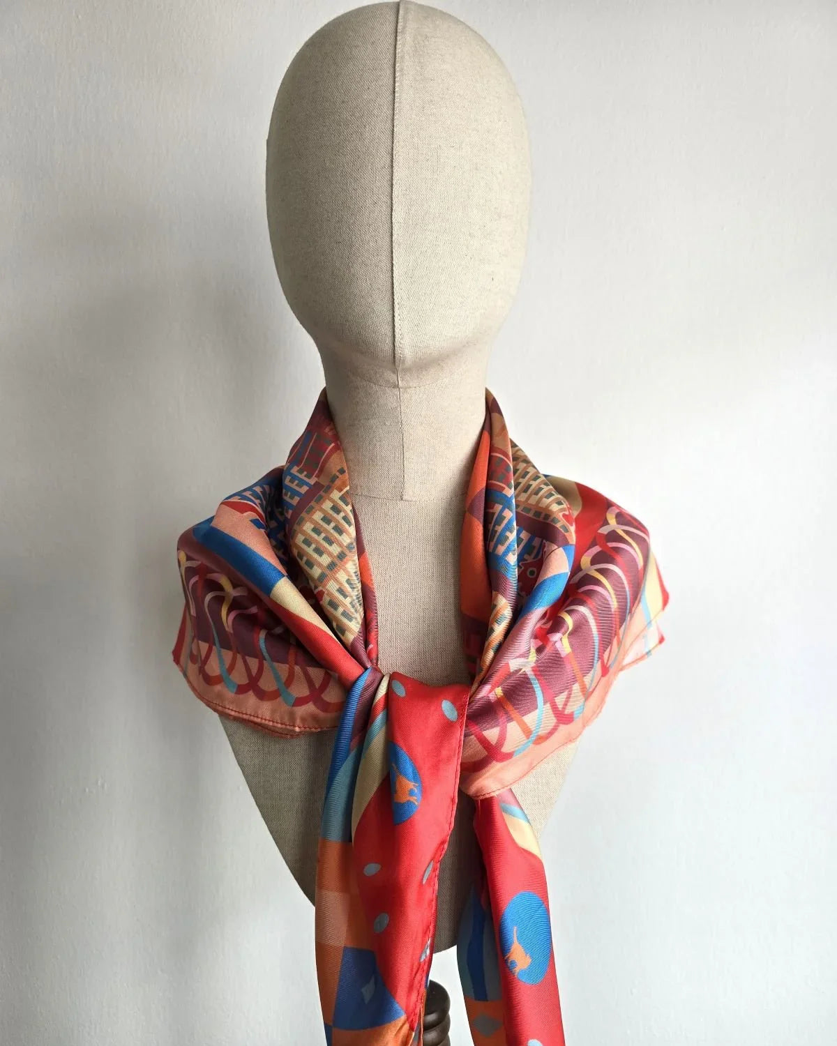 BINARY STYLE | Playground Memories Silk Scarf