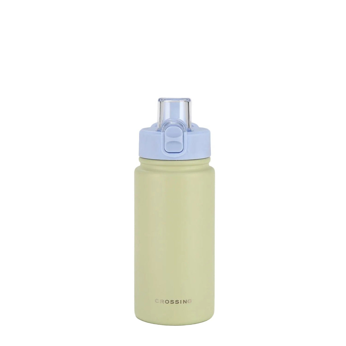 CROSSING | 480ml Urban Ceramic S/S Insulated Straw Sipper Cap Sports Bottle With Handle