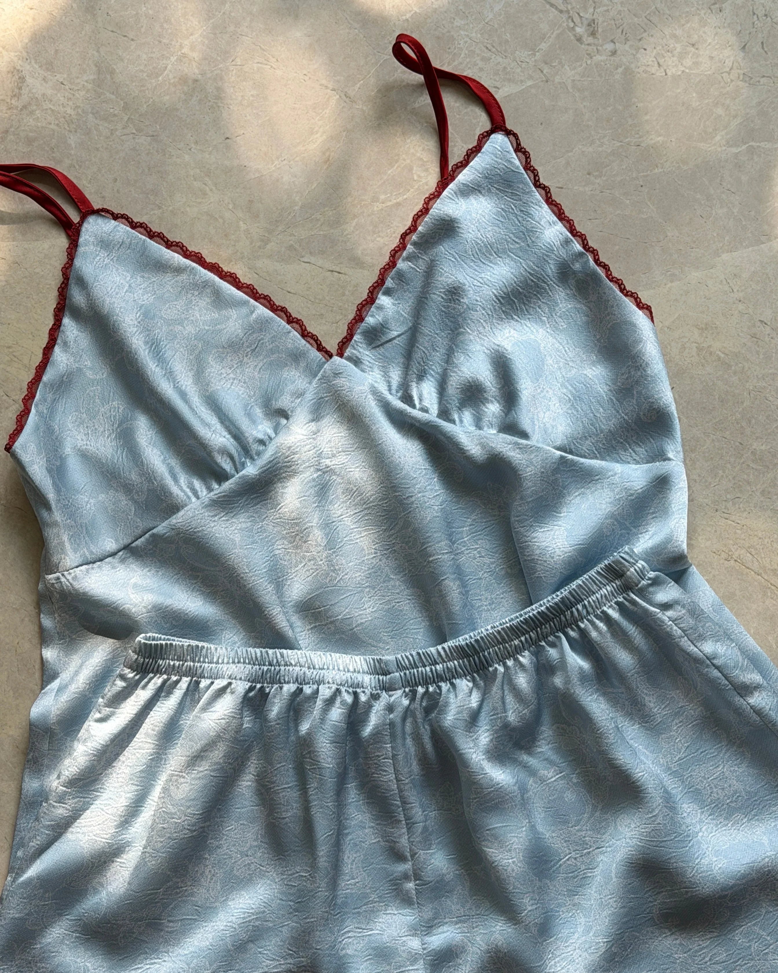 Lila Floral Cami Set - Bells & Birds
