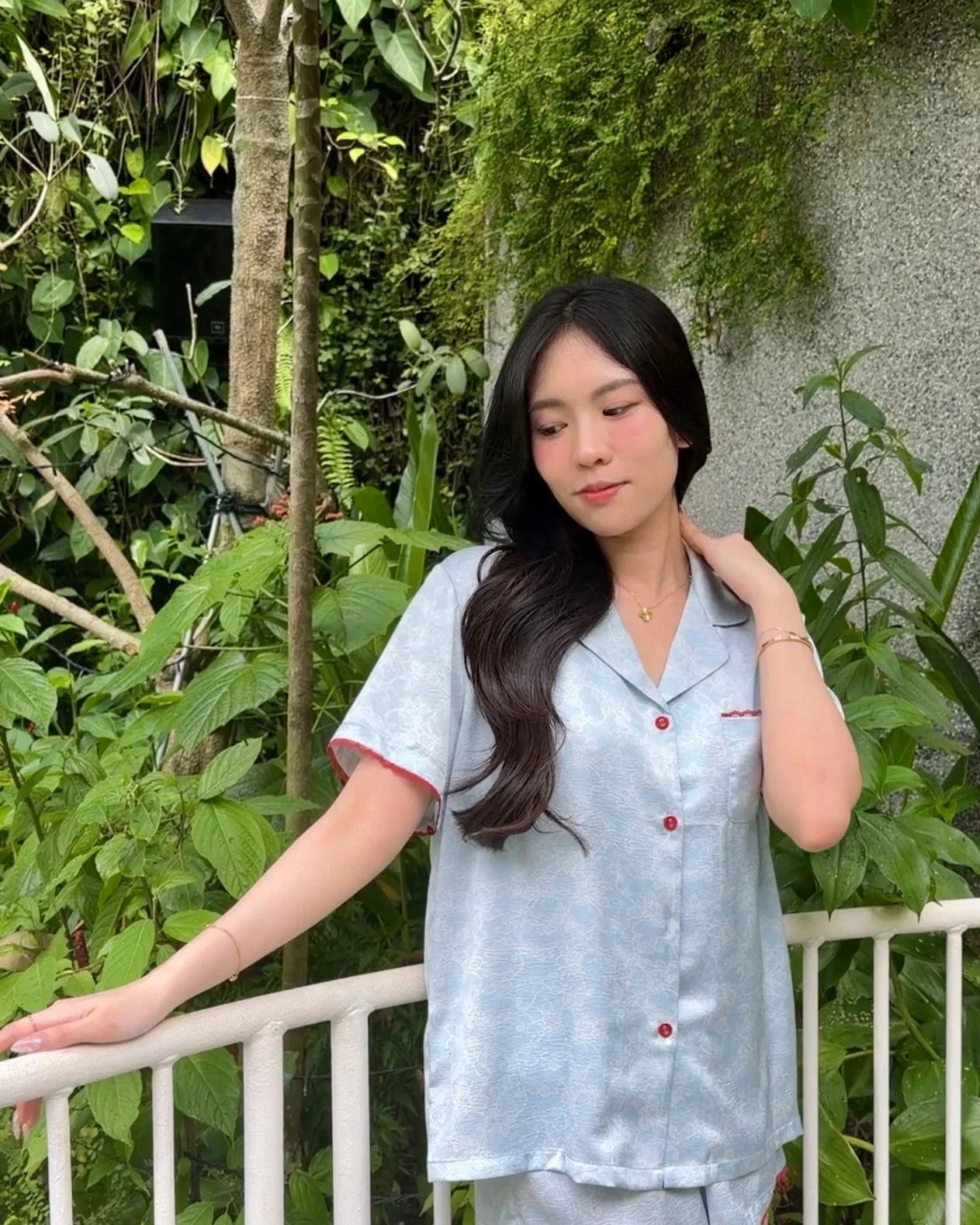 Lila Floral PJ Set - Bells & Birds