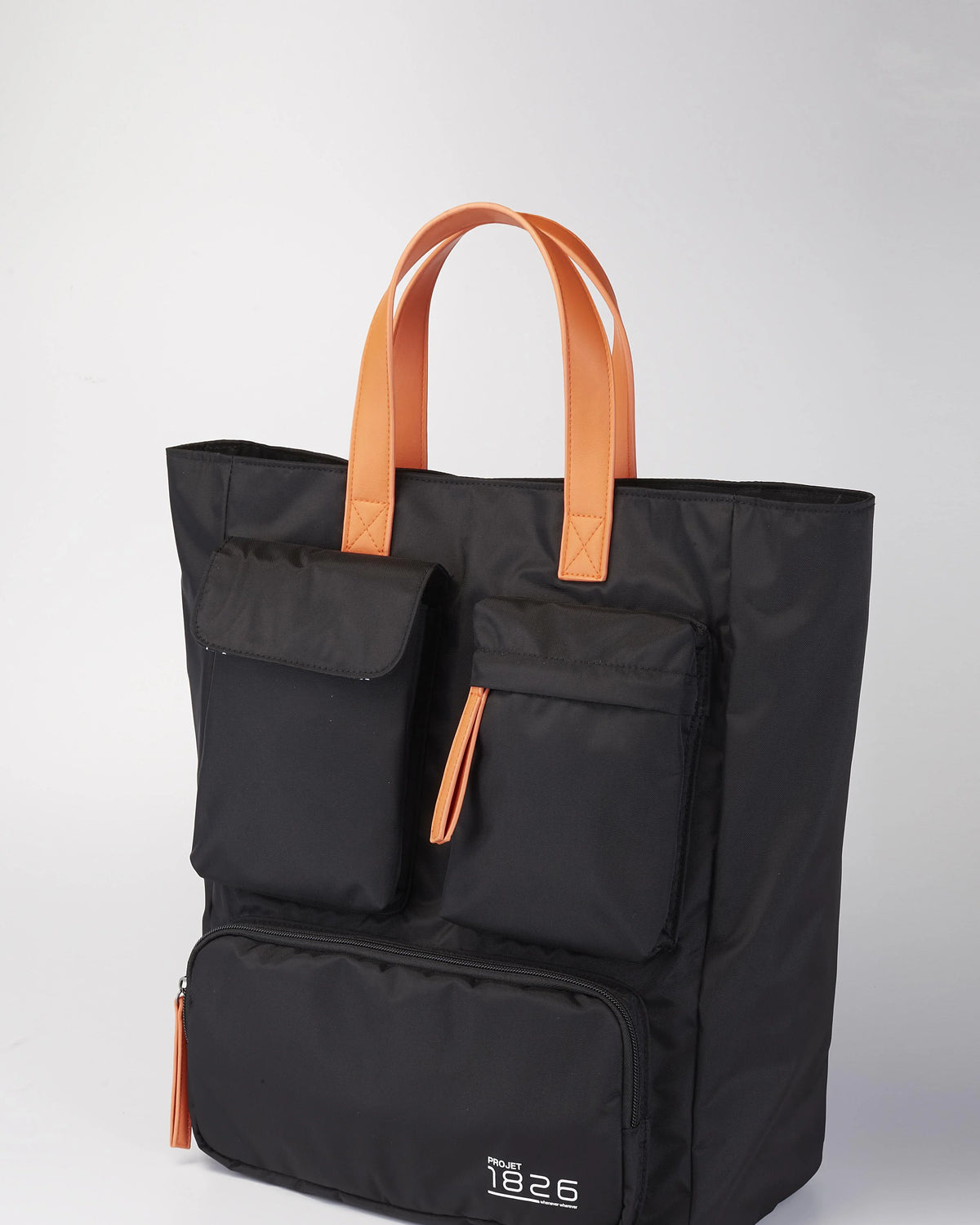 PROJET1826 | CAEDMON Multipockets Tote Bag Black