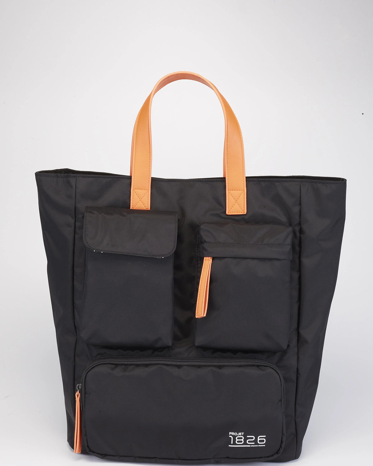 PROJET1826 | CAEDMON Multipockets Tote Bag Black
