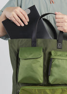 PROJET1826 | CAEDMON Multipockets Tote Bag Green