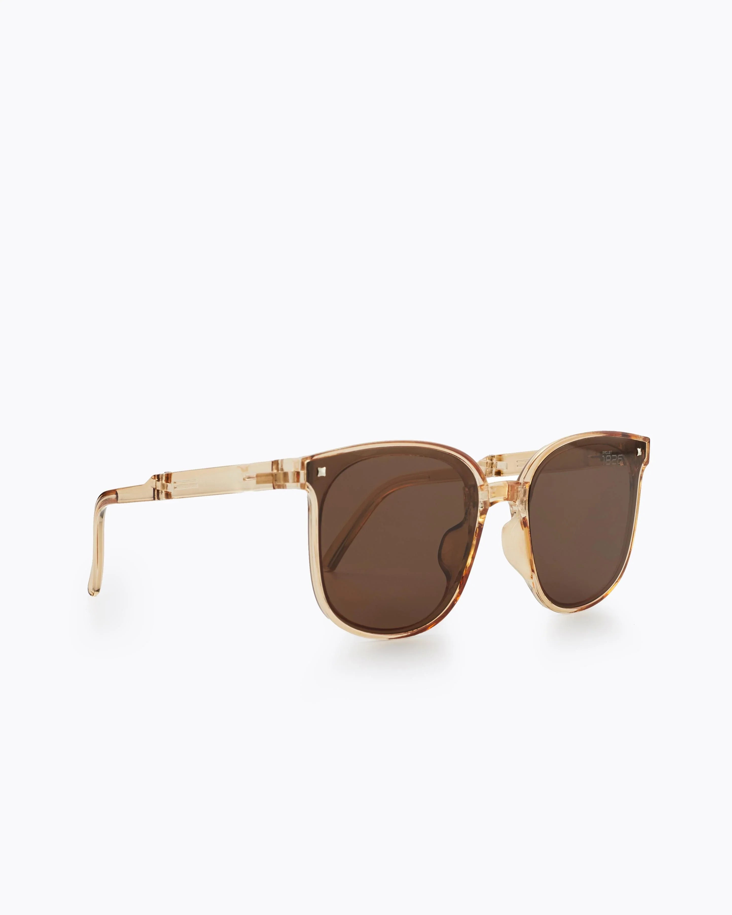 PROJET1826 | CALEB Foldable Sunglasses Brown/Brown