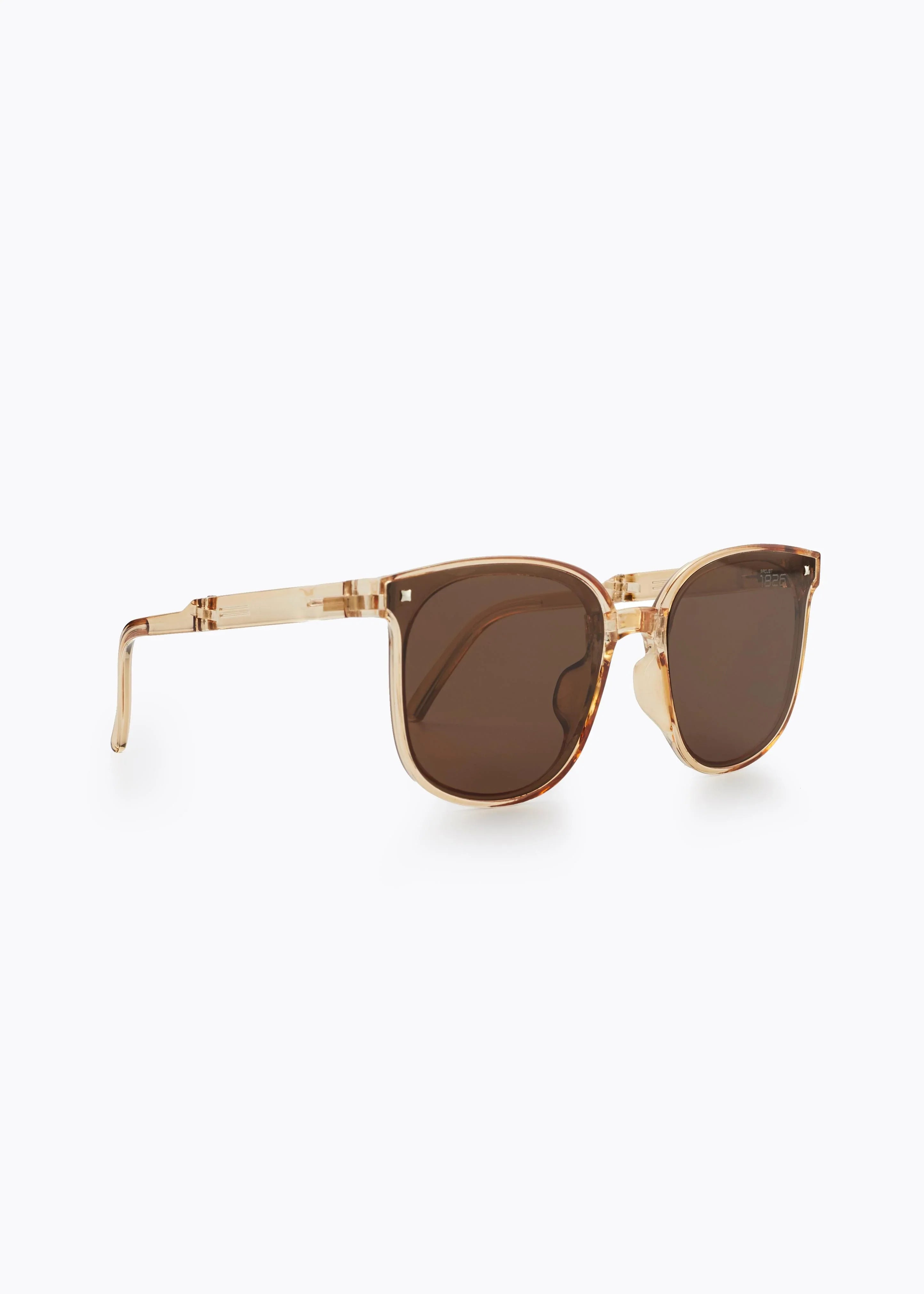 PROJET1826 | CALEB Foldable Sunglasses Brown/Brown