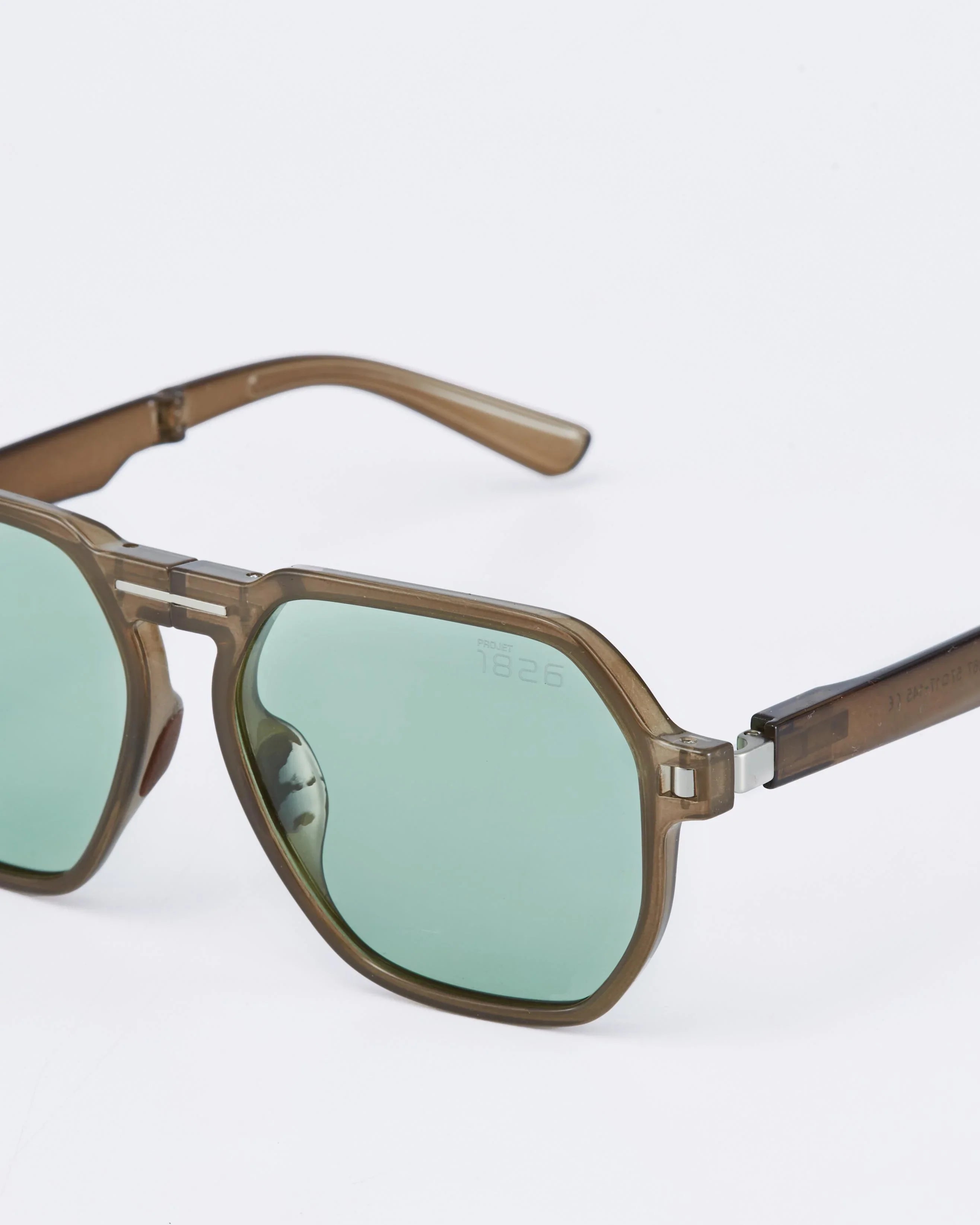 PROJET1826 | DAEMYN Polarized Foldable Sunglasses Green/Green