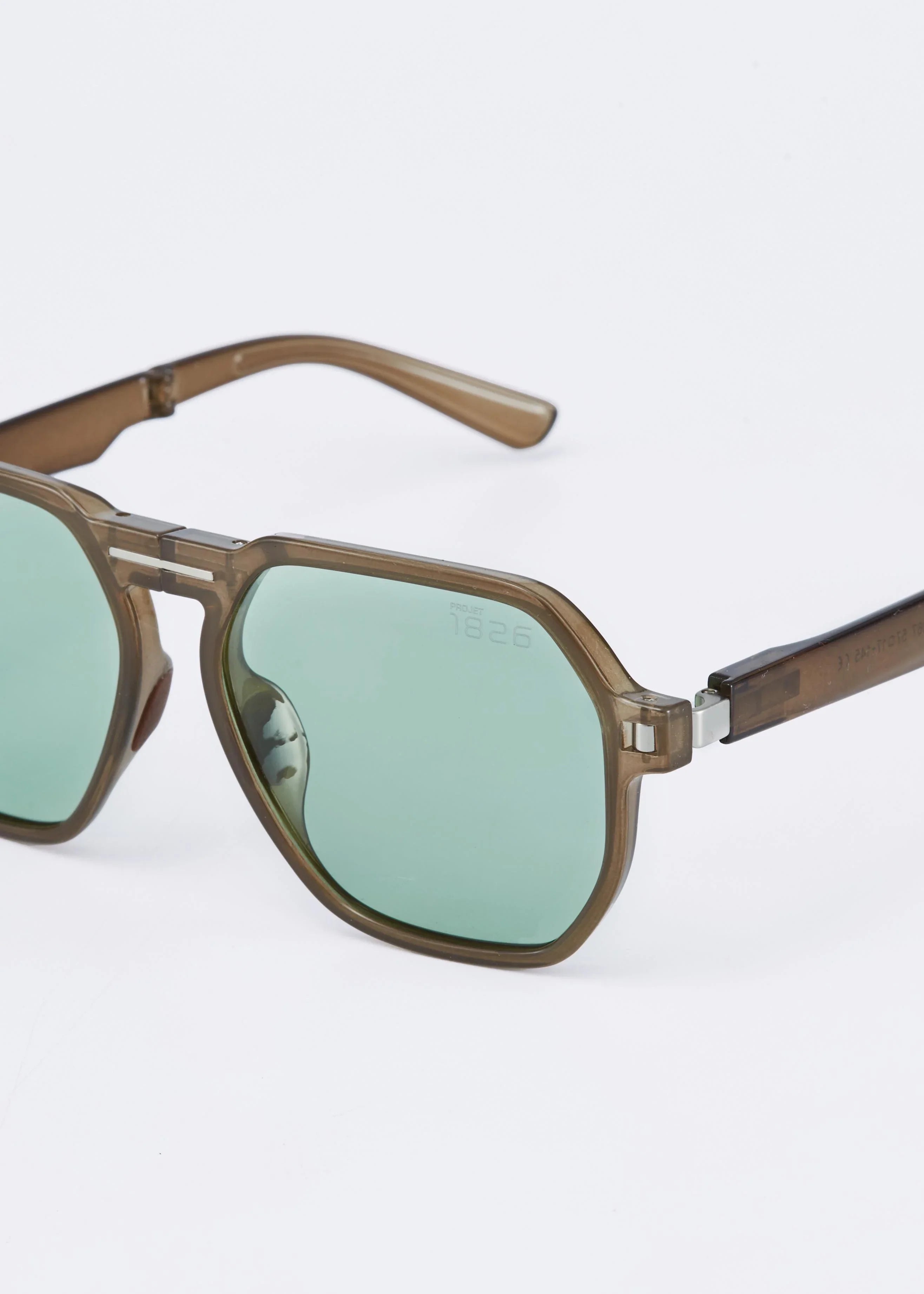 PROJET1826 | DAEMYN Polarized Foldable Sunglasses Green/Green