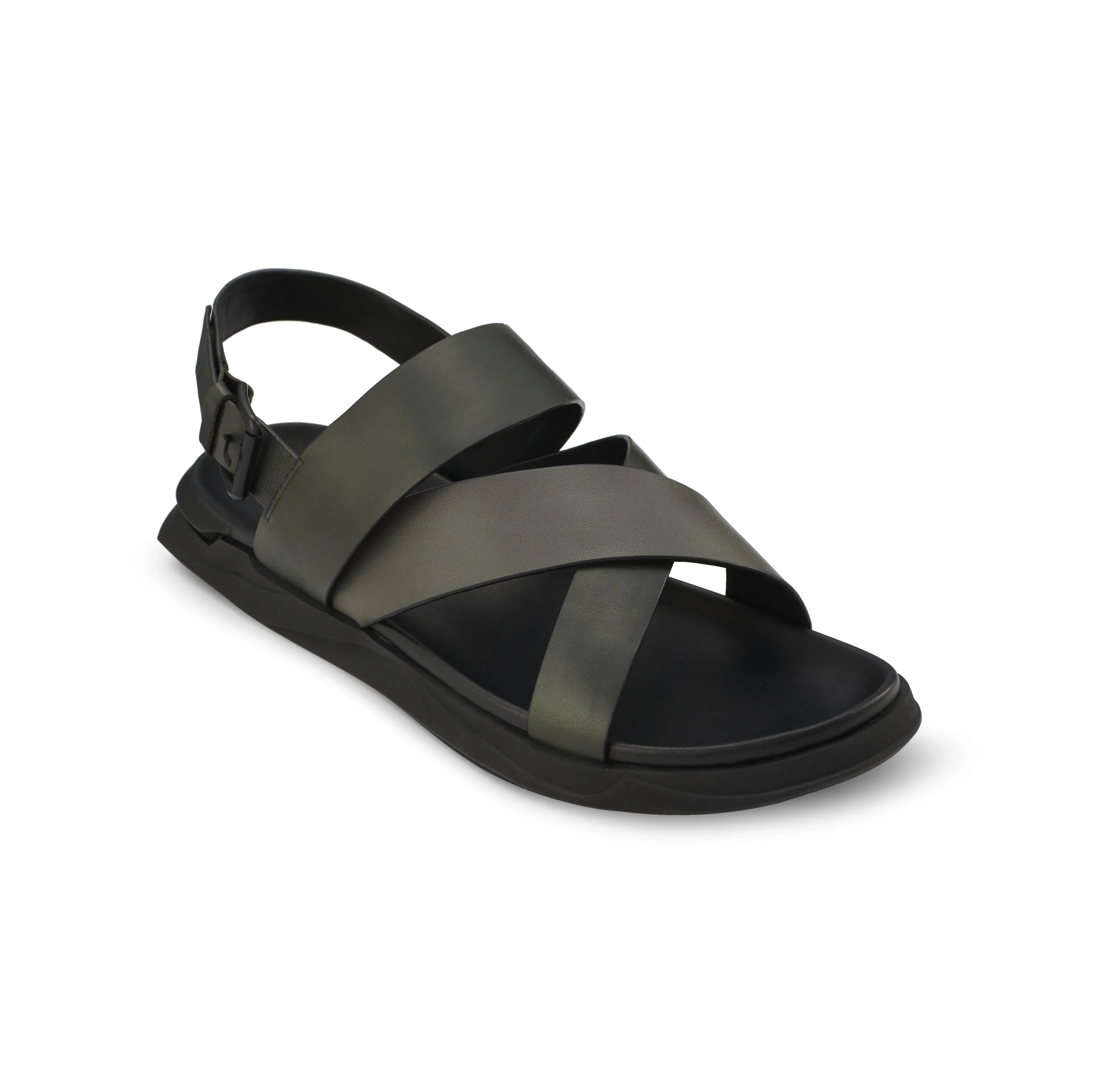PROJET1826 | EATON Slingback Leather Sandal Green