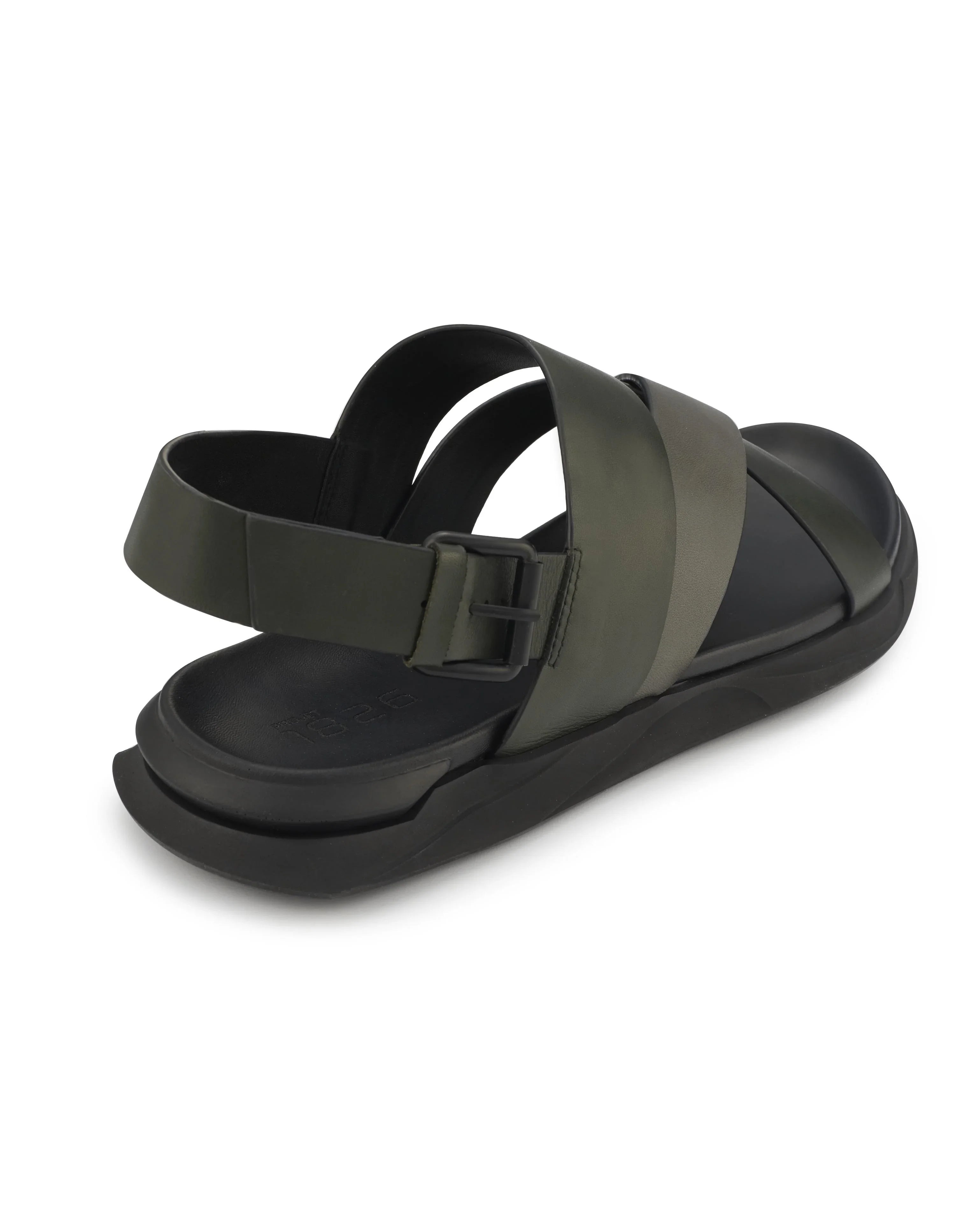 PROJET1826 | EATON Slingback Leather Sandal Green