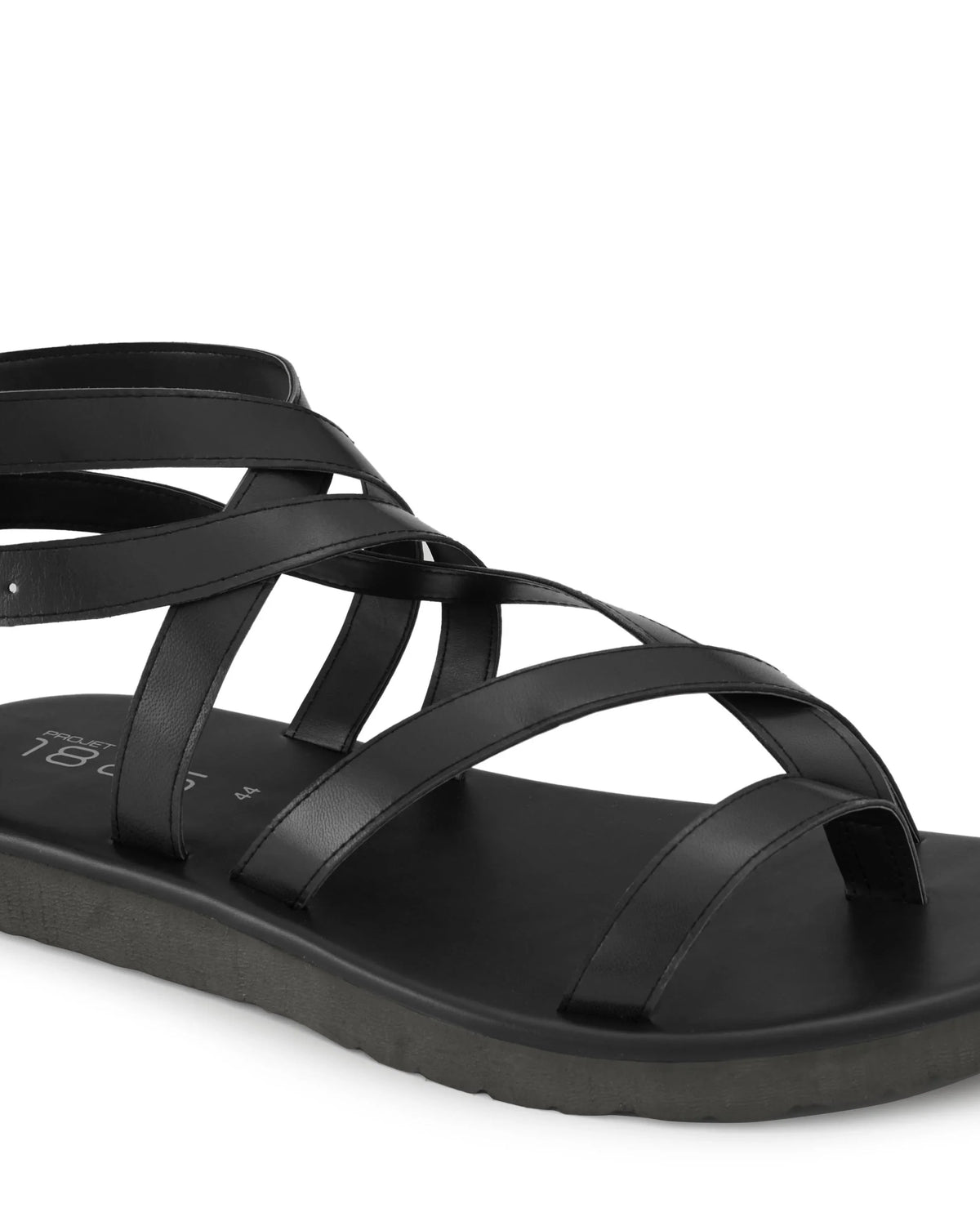 PROJET1826 | ELIAM Leather Sandal Black