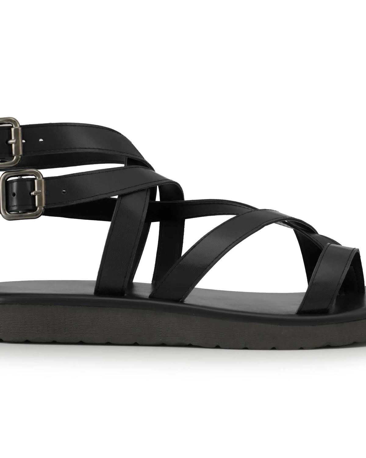 PROJET1826 | ELIAM Leather Sandal Black