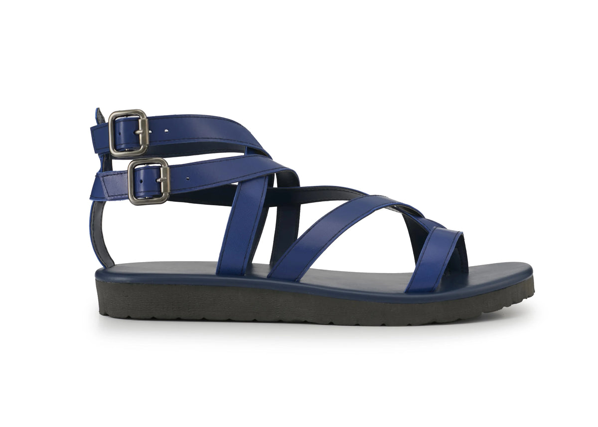PROJET1826 | ELIAM Leather Sandal Blue