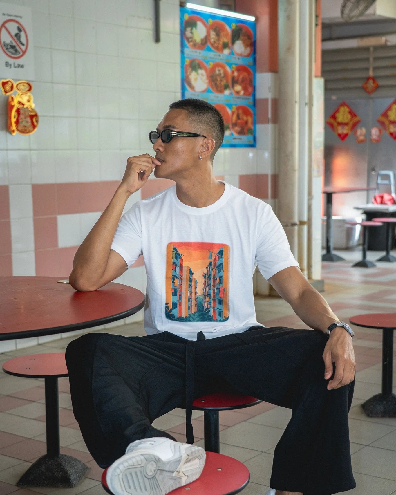 PHOTO PHACTORY | Little Red Dot T-Shirt | HDB Poles Tee