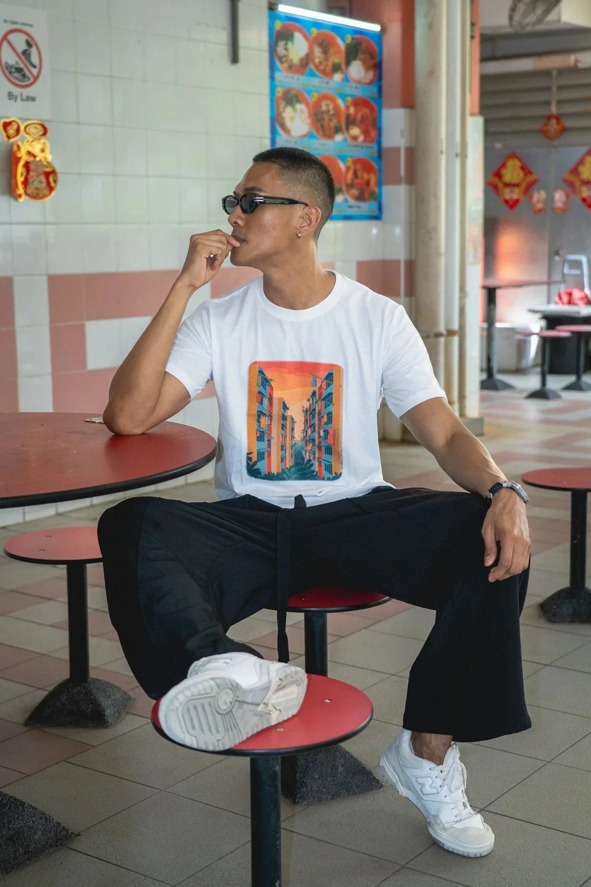 PHOTO PHACTORY | Little Red Dot T-Shirt | HDB Poles Tee
