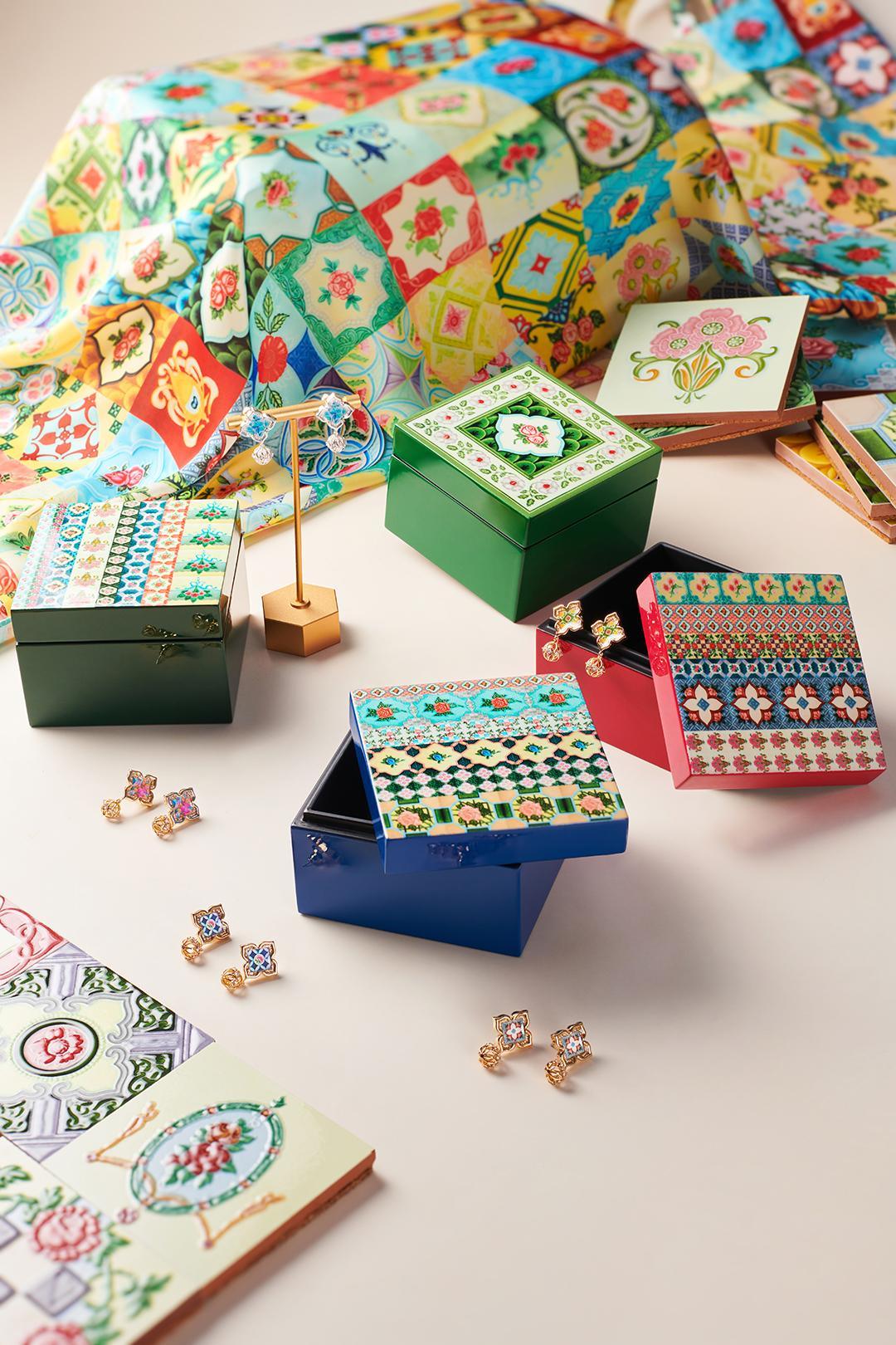 RARE BIRD COLLECTION | Peranakan Trinket Box Petite - Peranakan Grace