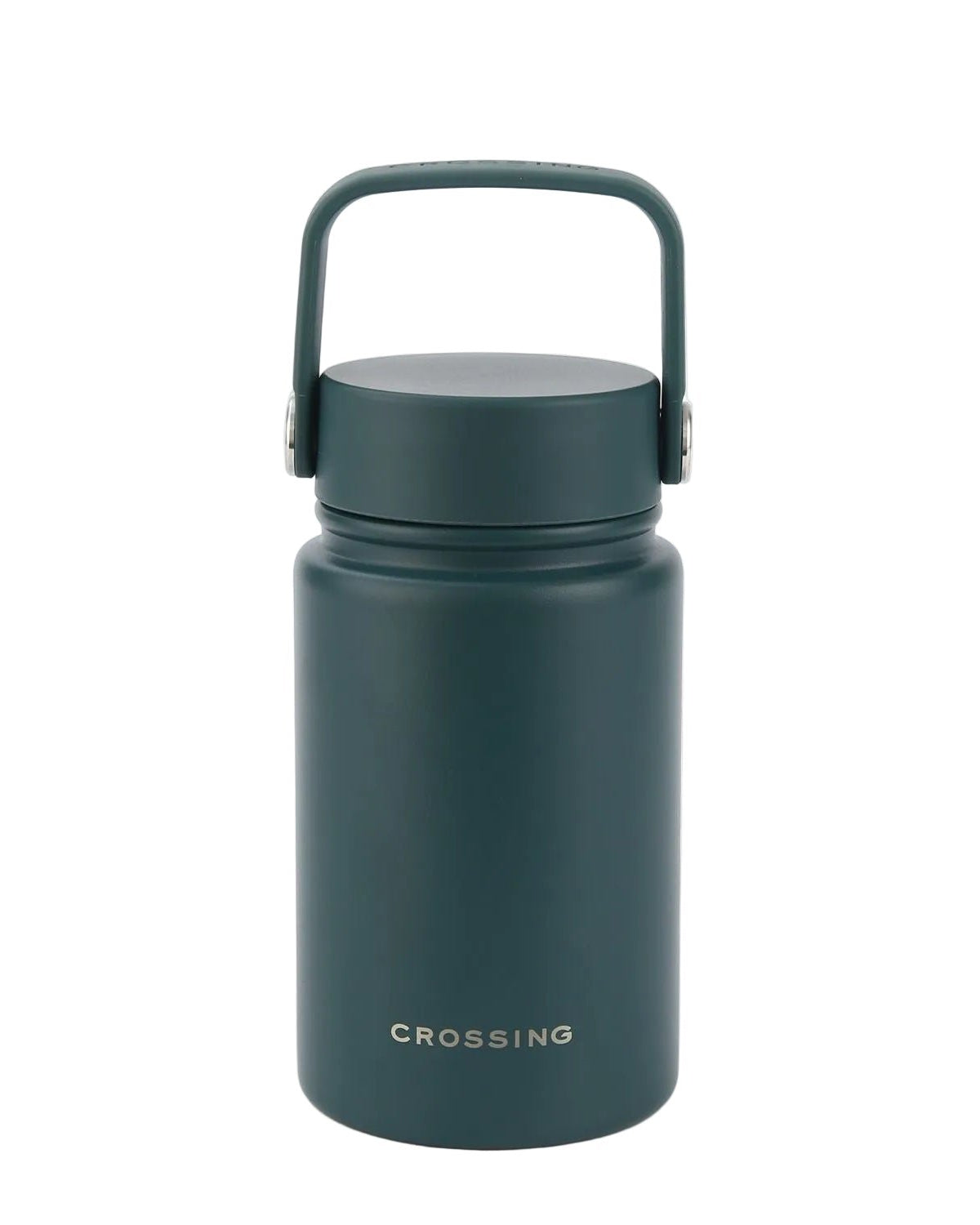 CROSSING | 400ml Urban Ceramic S/S Insulated Flat Cap Bottle With Handle