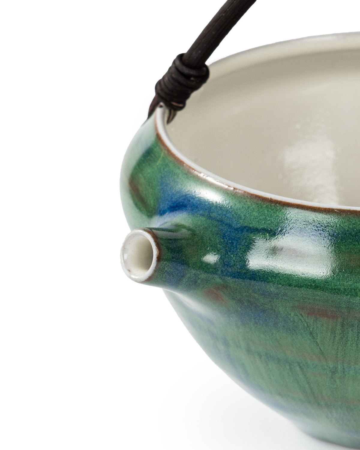 CRAFILAB | Official Green Glaze & Rattan Tea Bowl