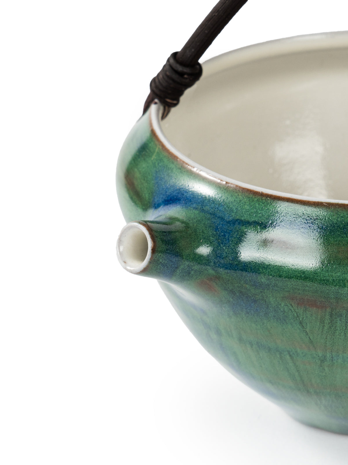CRAFILAB | Official Green Glaze & Rattan Tea Bowl