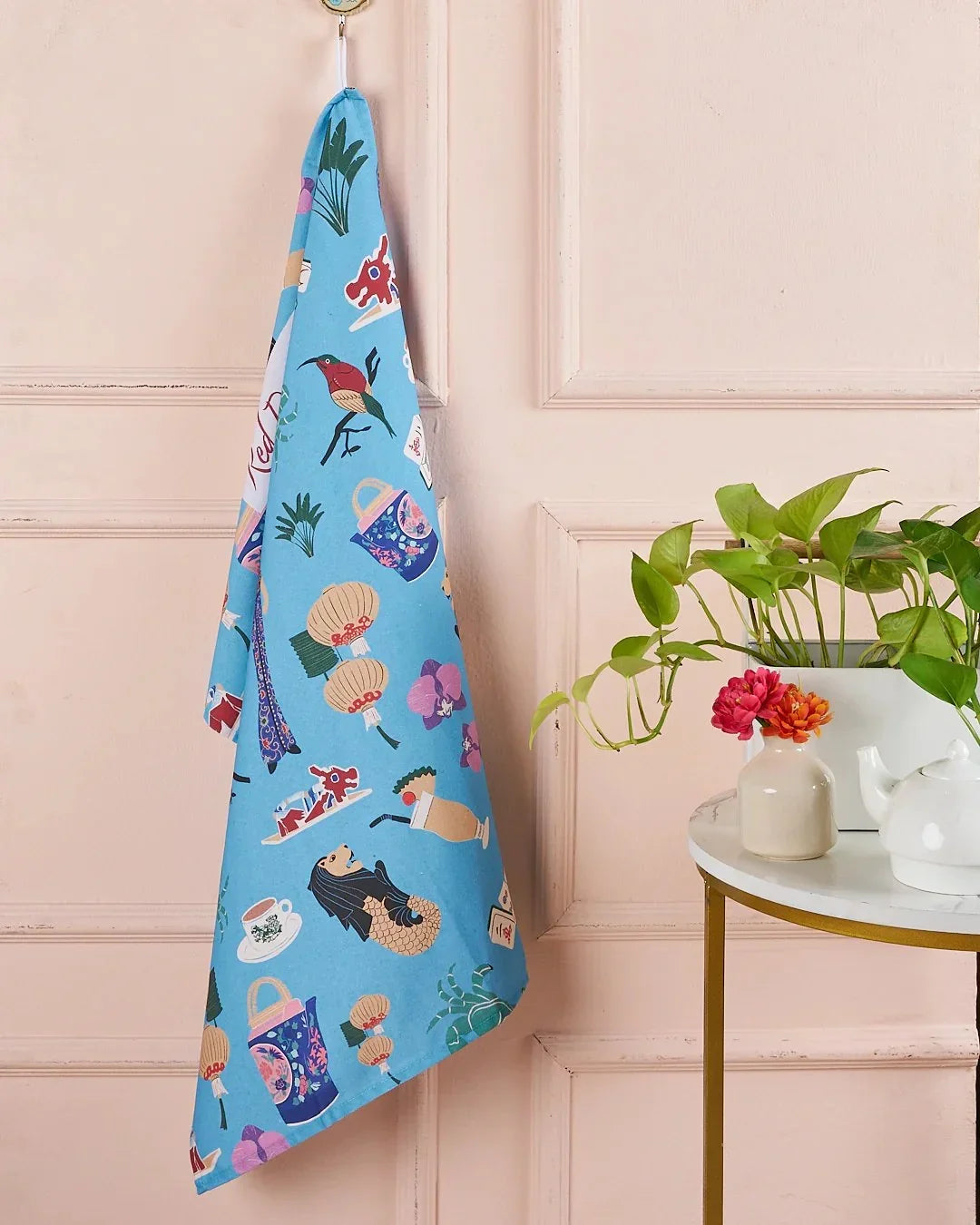 PHOTO PHACTORY | Tea Towel Blue Singapore Girl
