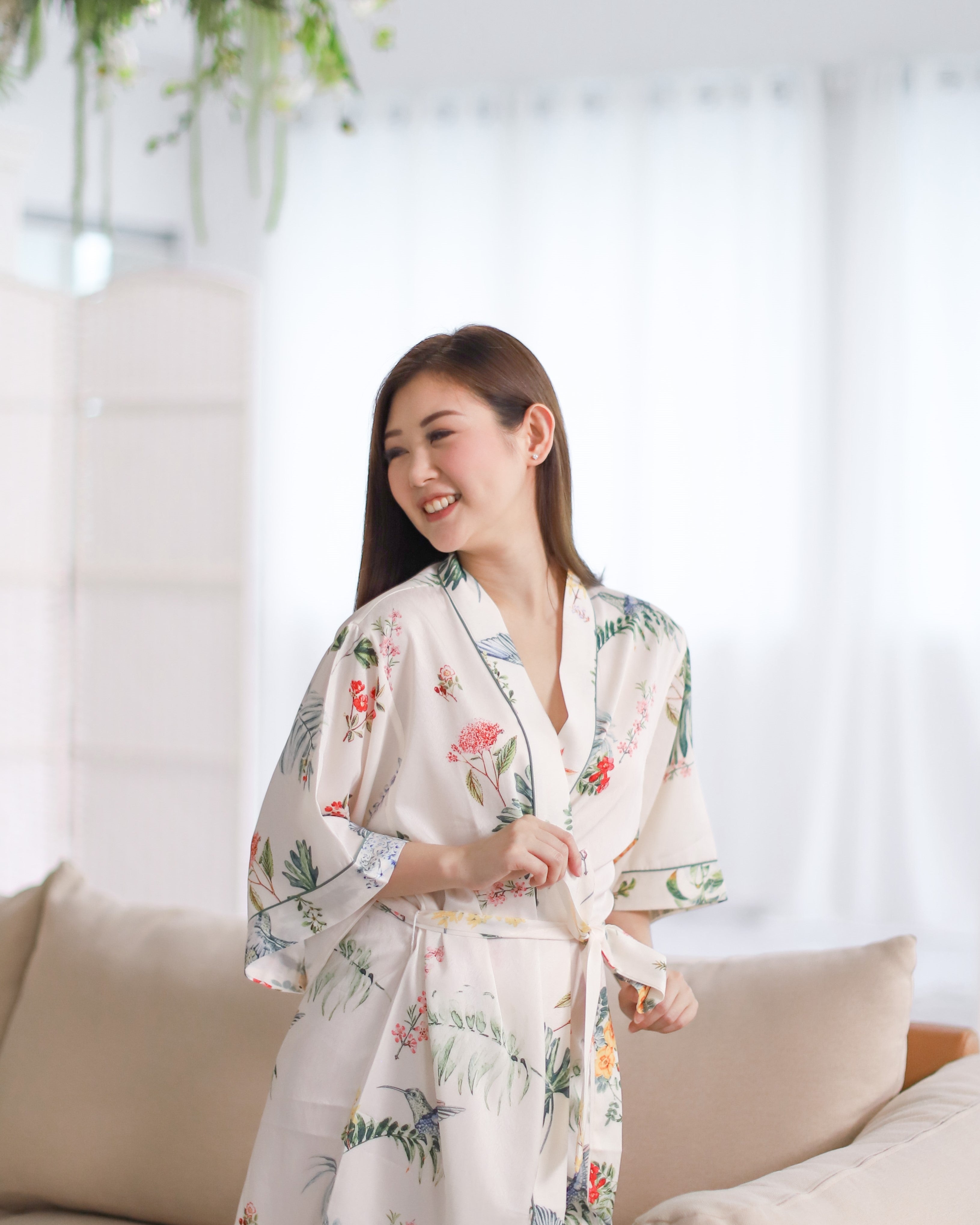 BELLS & BIRDS | Paradiso Floral Robe