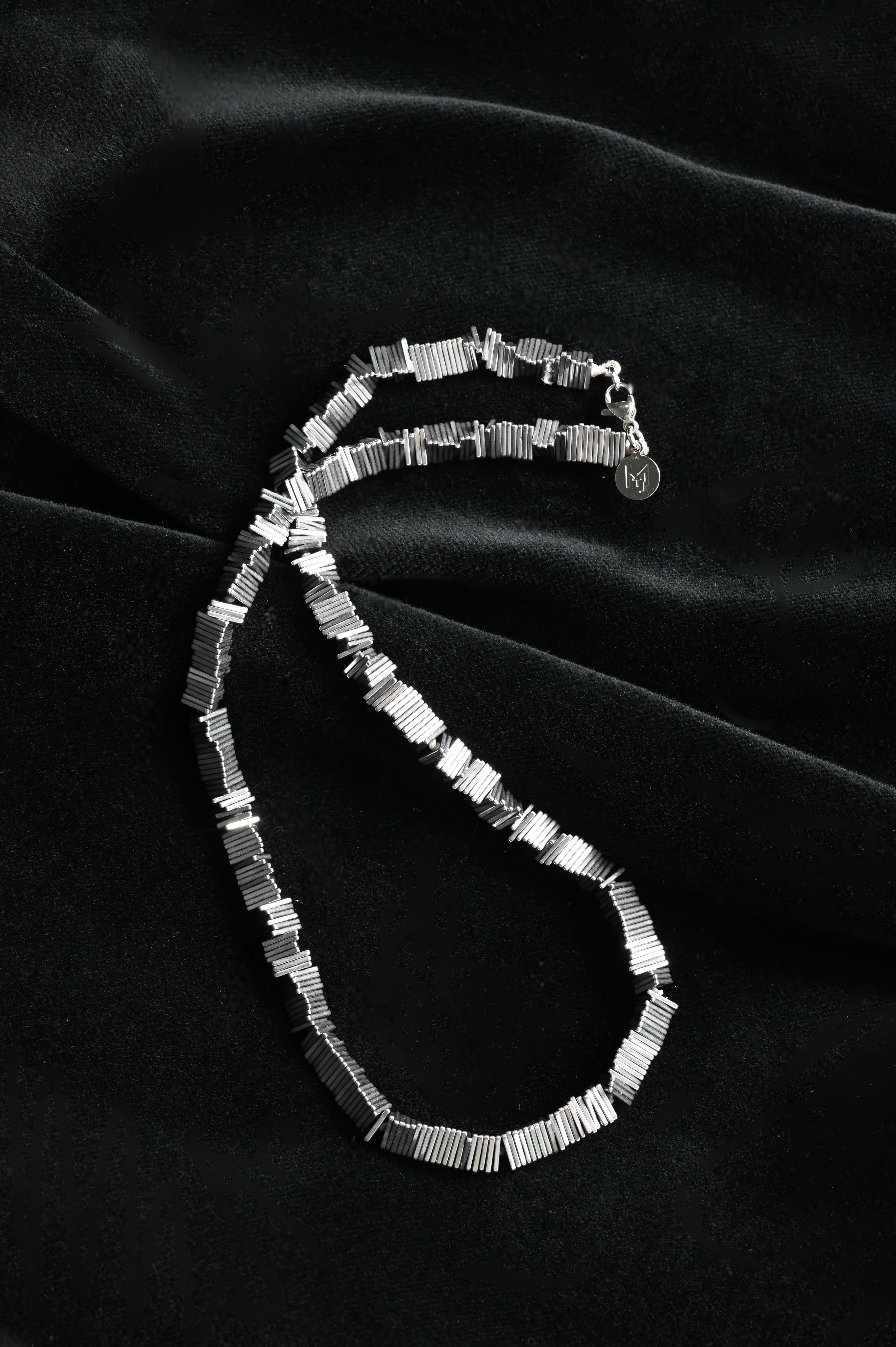 MARILYN TAN JEWELLERY | Kinetic Natural Hematite Gemstone Necklace