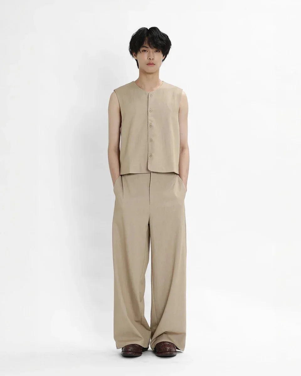 RYMH STUDIO | Cropped Vest 002