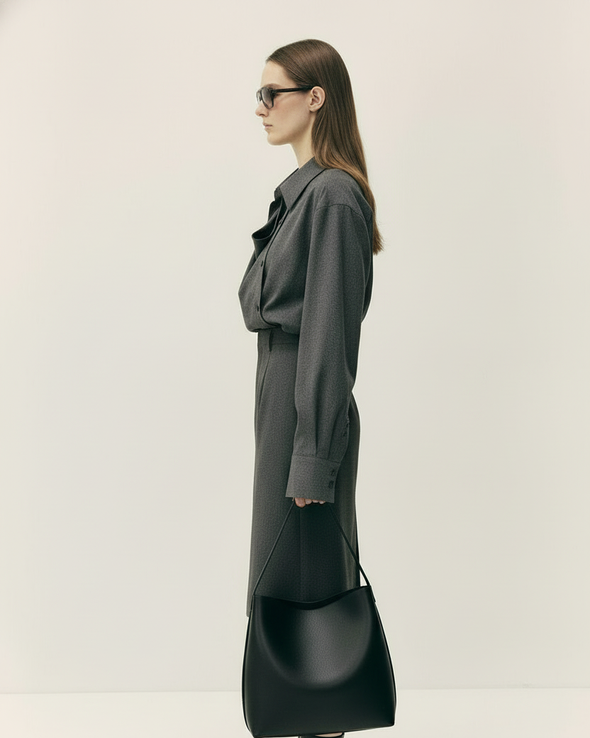 LAYERPLAN | Margot Draped Wrap Shirt Margot