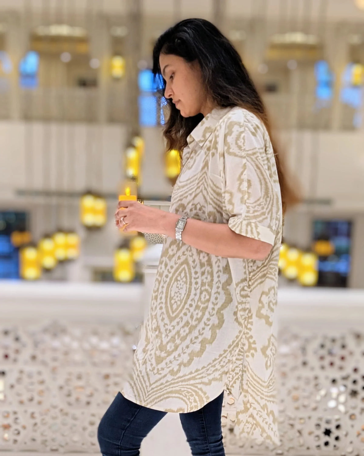 NIMBU | Hi-Lo Amazon Shirt in White