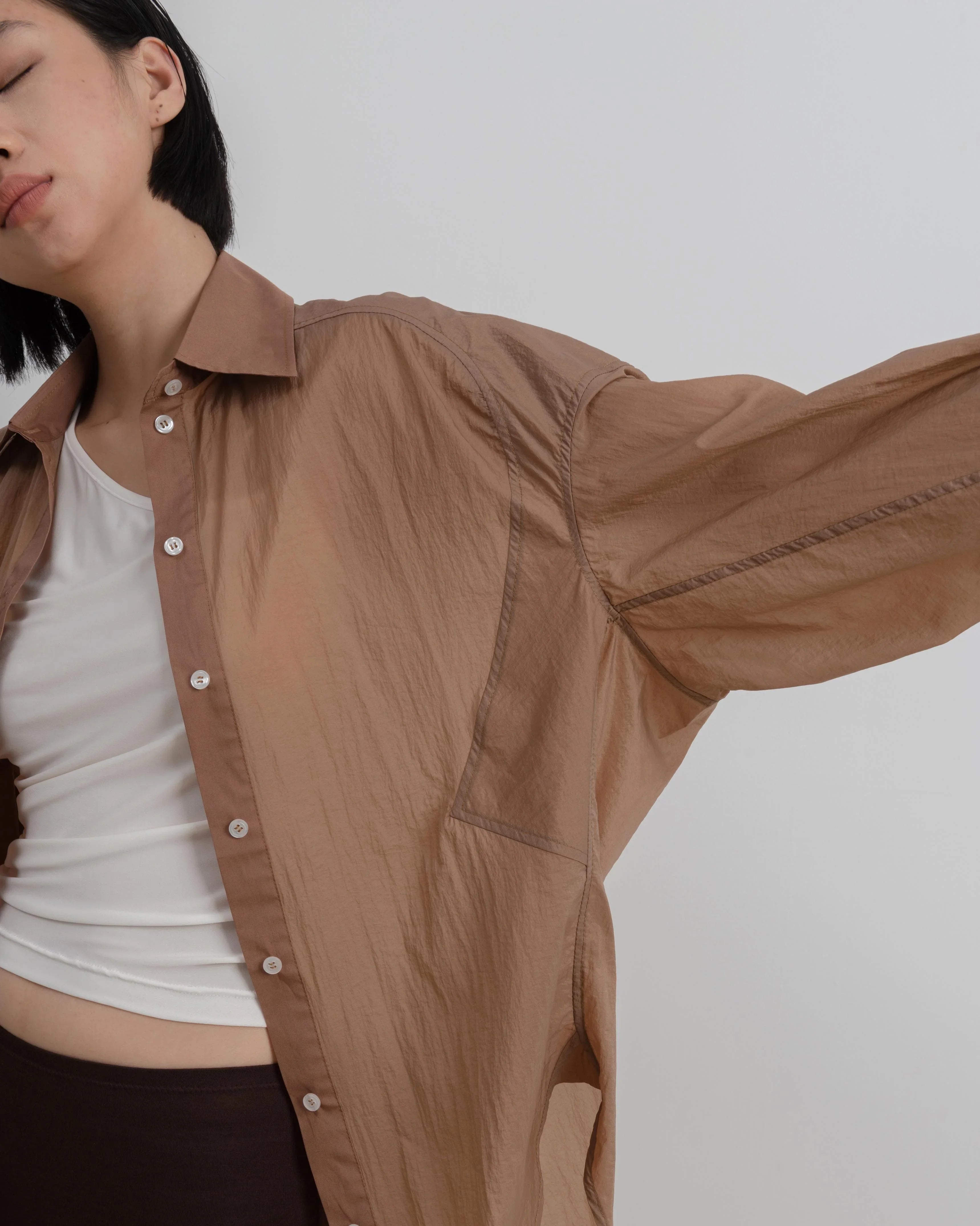 LAYERPLAN | Pieced Oversized Shirt Layers