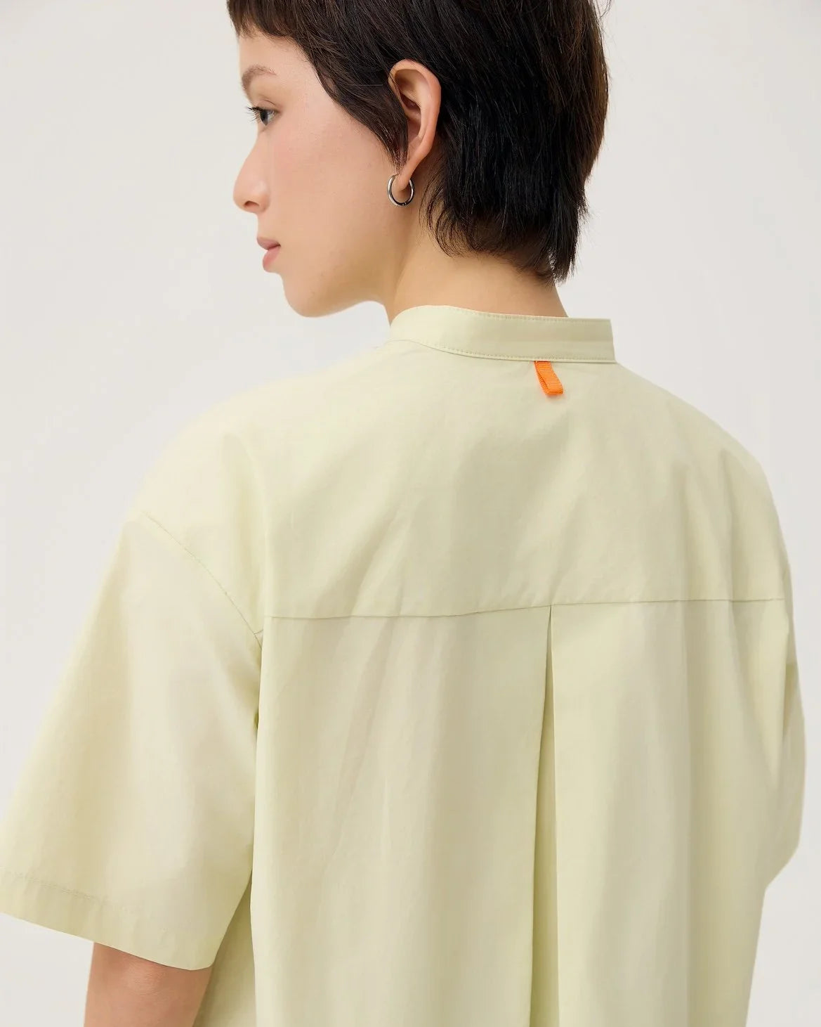 3EIGHTH | UTSURO Crop Shirt in Pandan Green