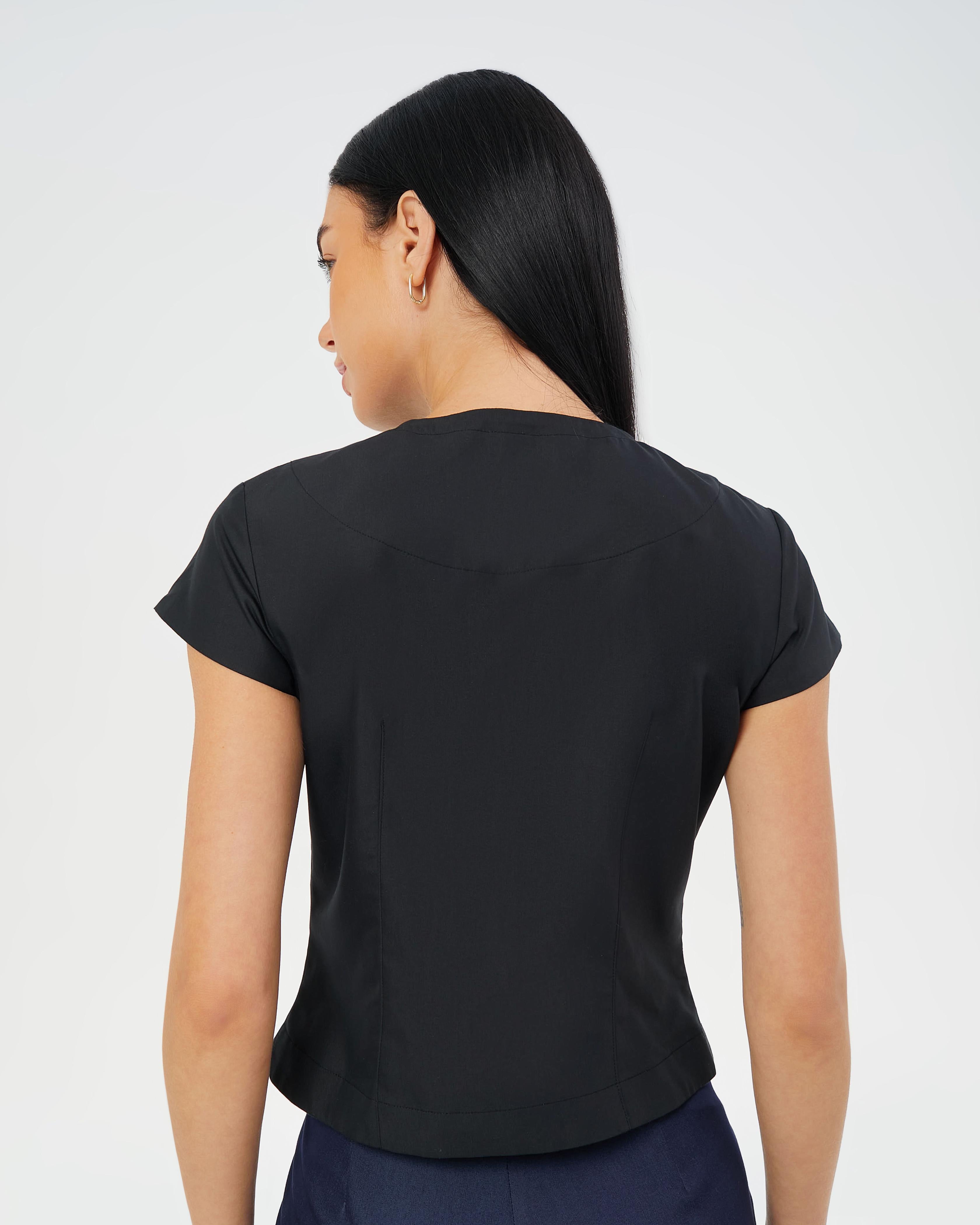 CAELI ECO LUXE | Tailored Button Top