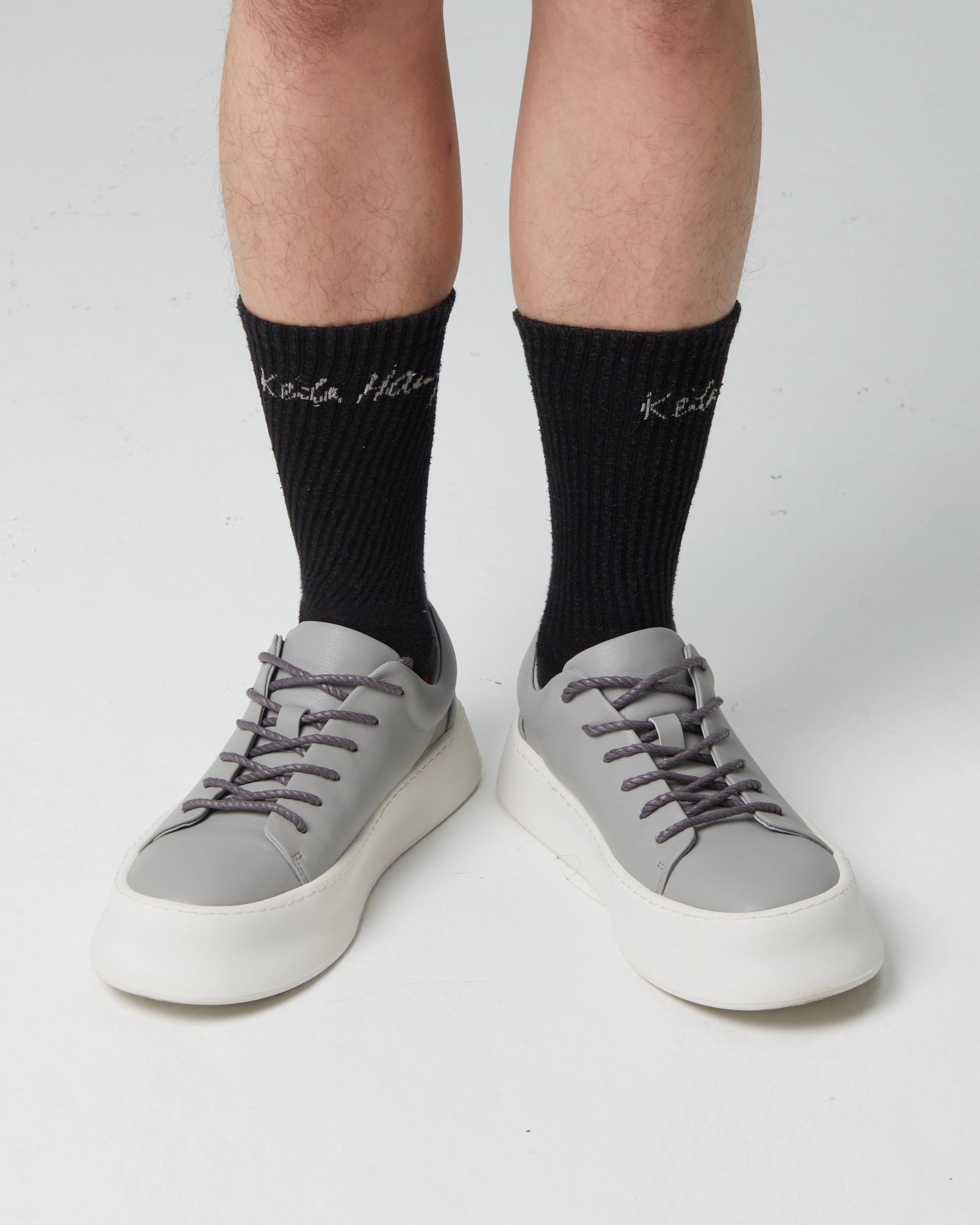 PROJECTWEAR | Fallon Low Cut Faux Leather Sneaker Grey