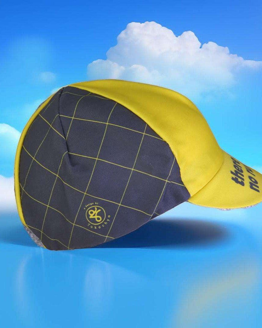 A DESIGN BY TAKACHYA | Cycling Cap - Googly Eyes Checkered Yellow